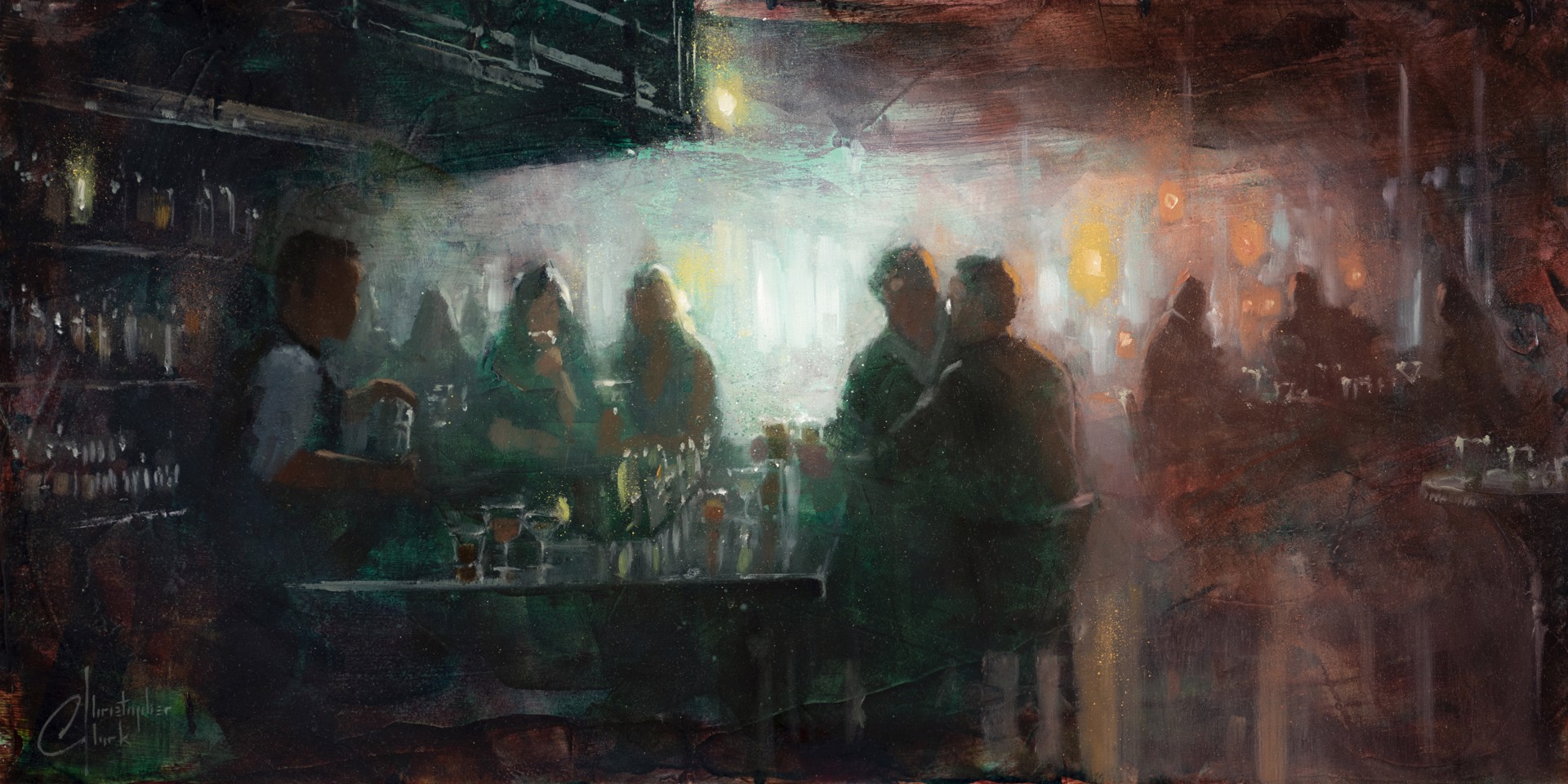 Night Bar by Christopher Clark