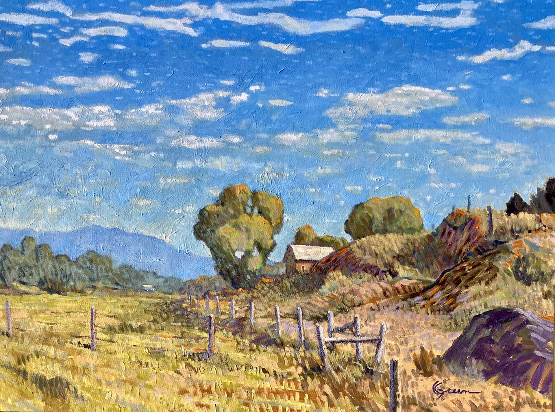 Valley Scene, September by Kenneth Green