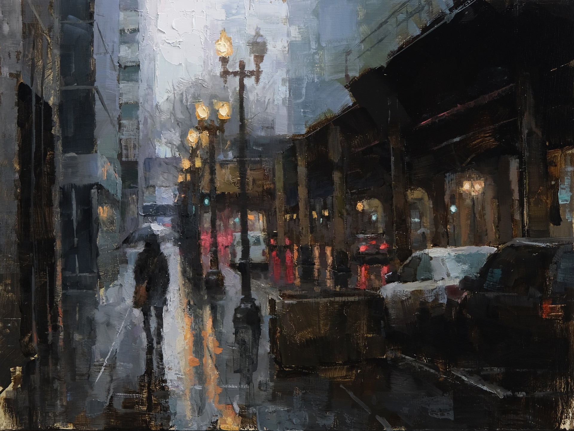 Chicago Rain by Jacob Dhein