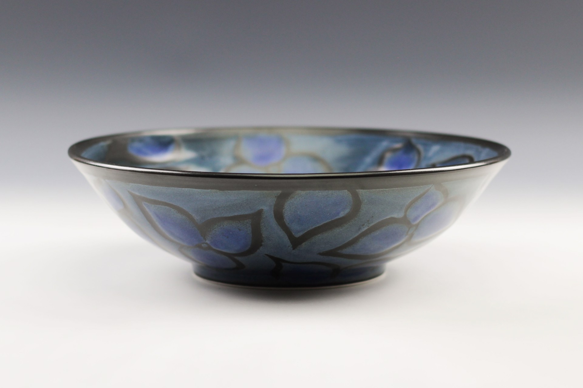 Dark Trillium Bowl by Joanne Kirkland
