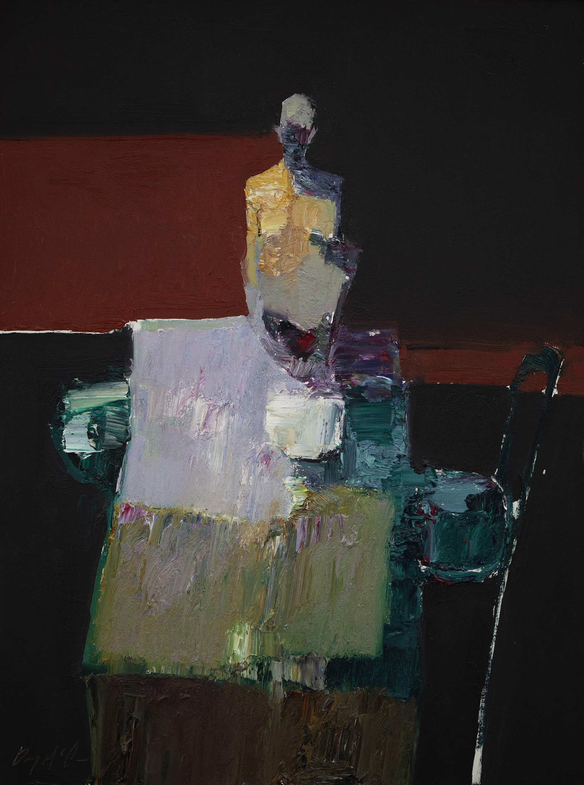 Figure at Table by Danny McCaw