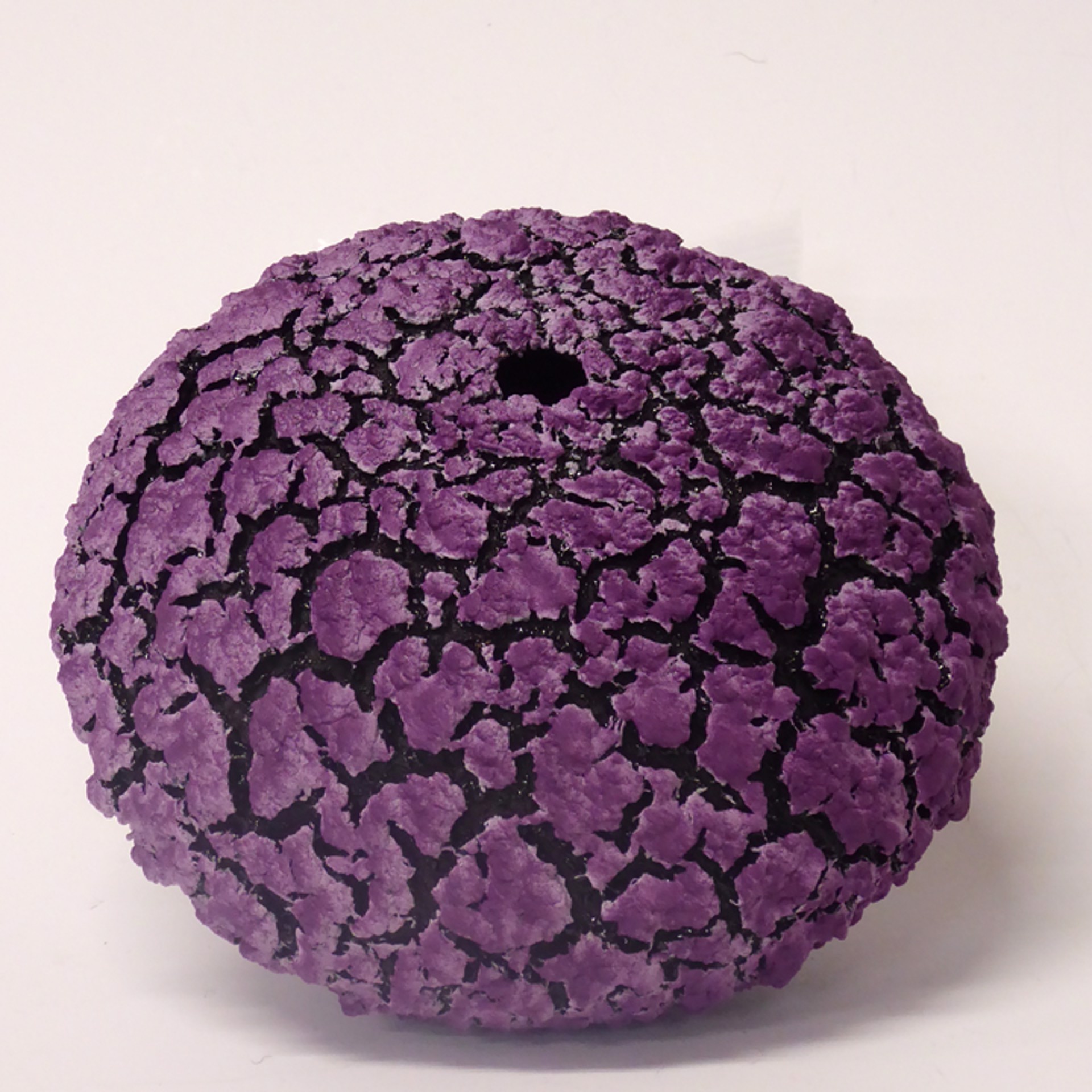 Light Purple & Dark Purple Urchin Vessel by Randy O'Brien