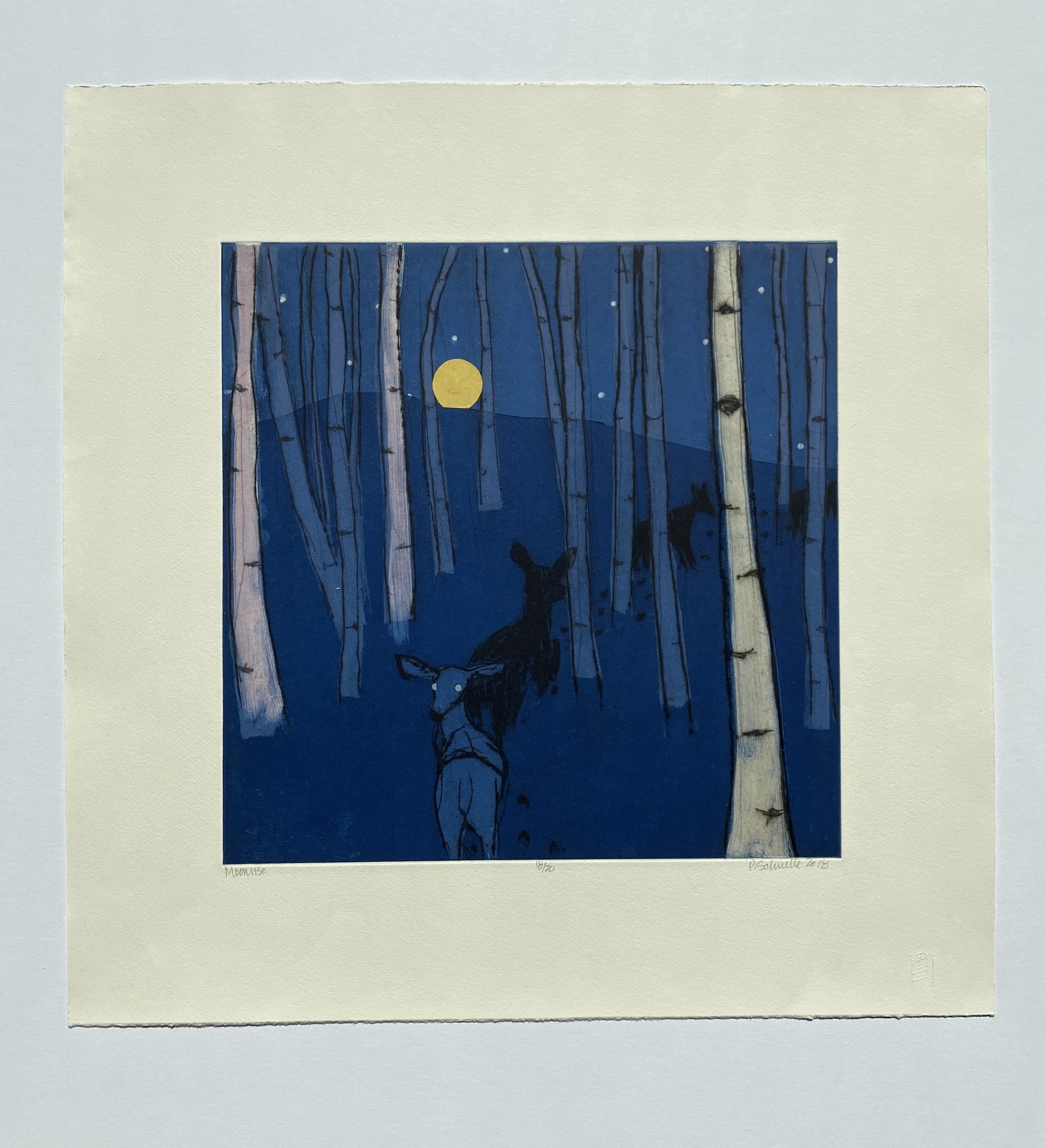 Moonrise, 20/20 by Paula Schuette Kraemer