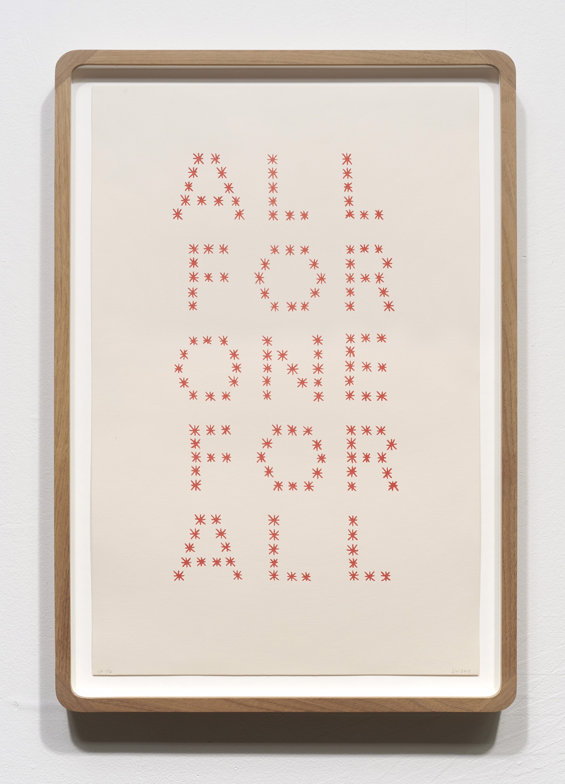 All for One For All (unframed print) by Lena Wolff