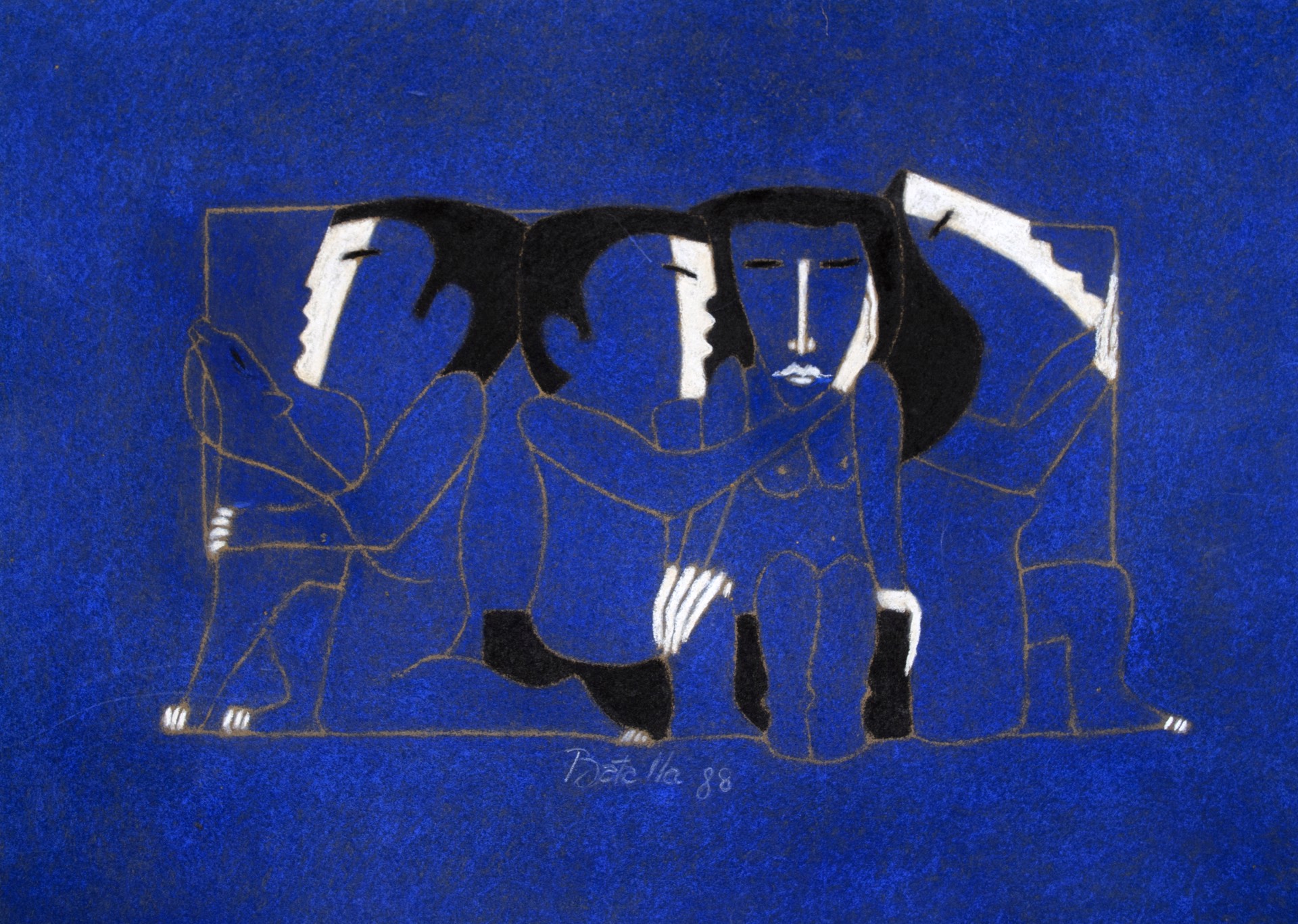 The Blues I by Miguel Angel Batalla