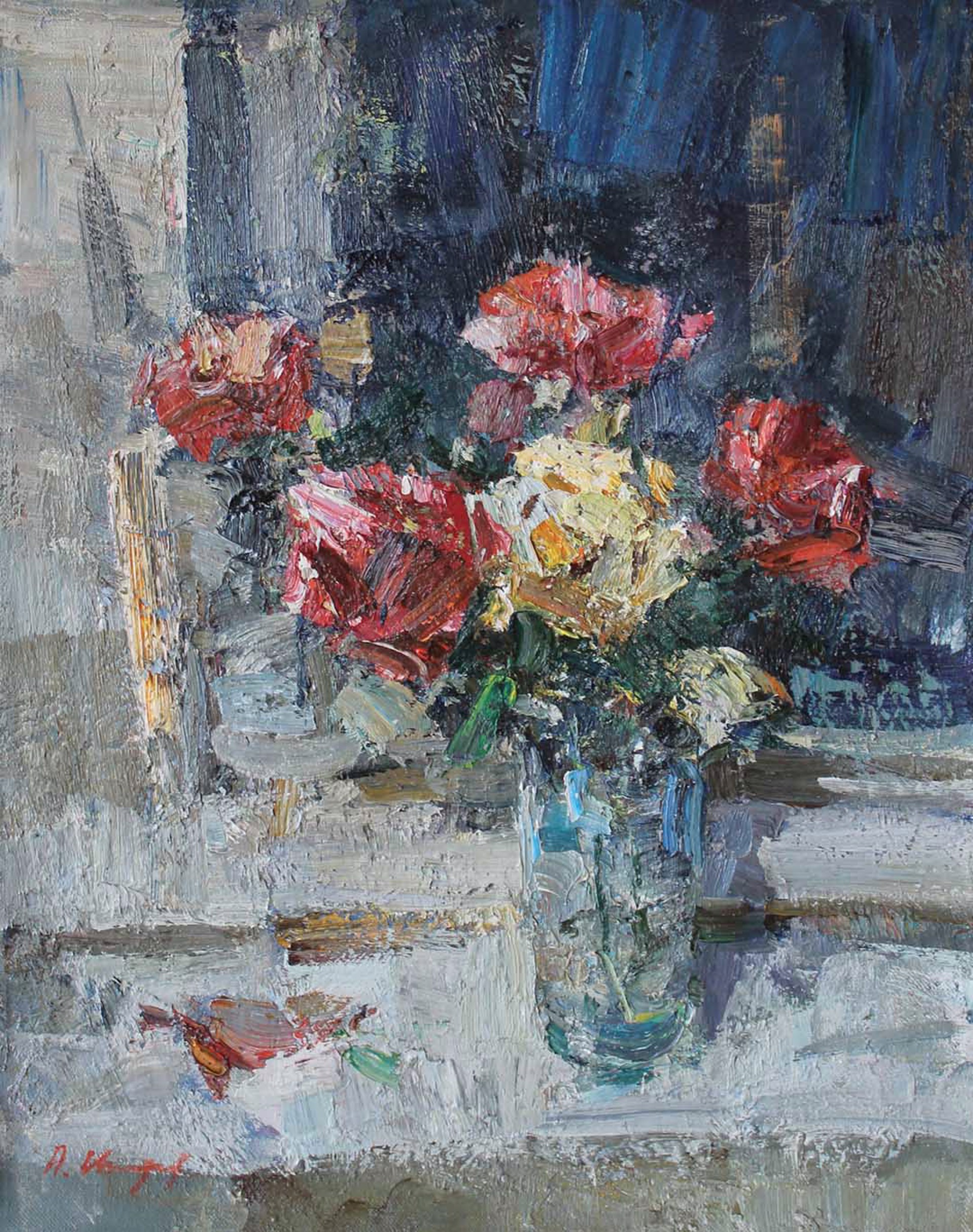 Night Roses by Andrey Inozemtsev
