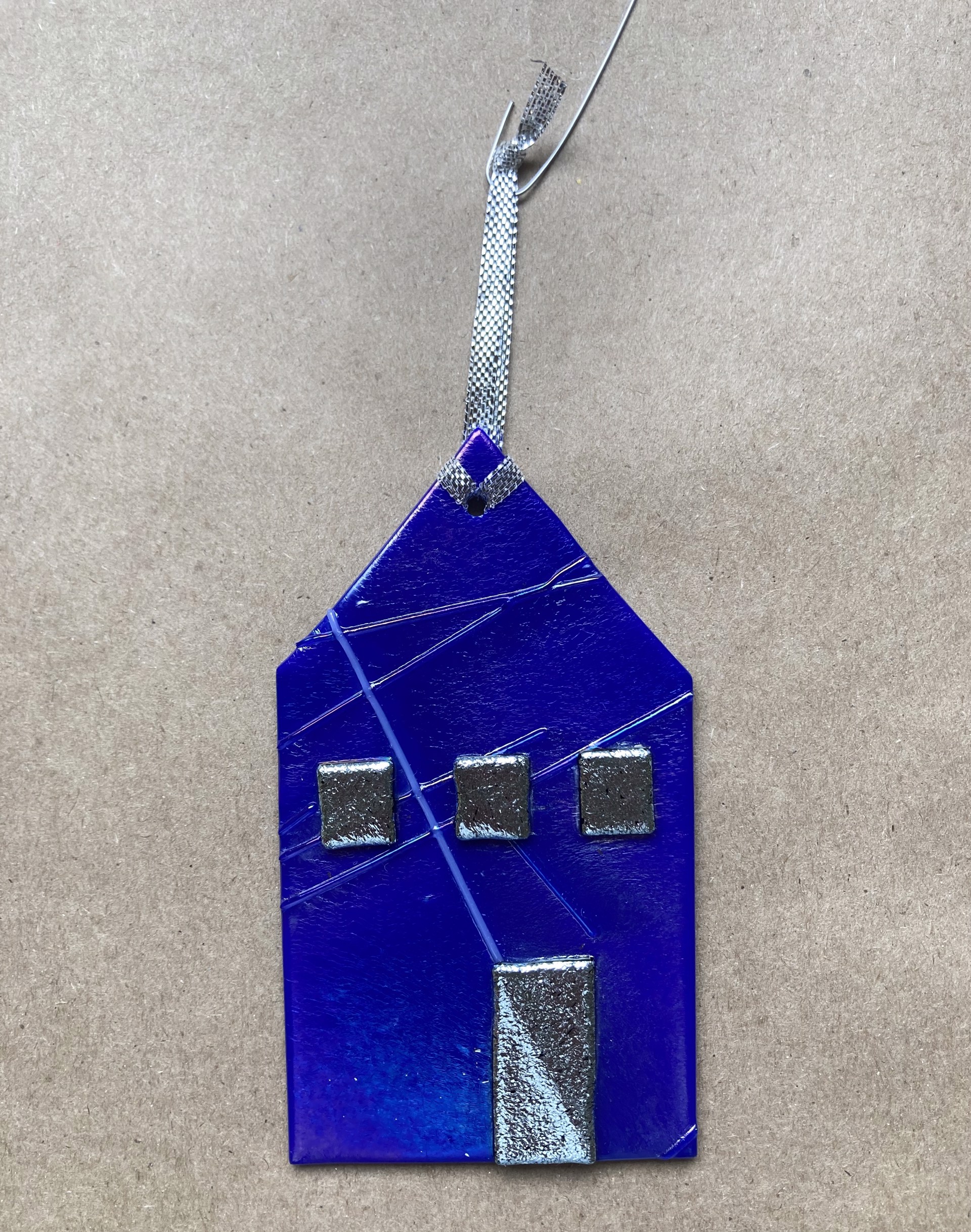 House Ornament Blue by Doug and Barbara Henderson