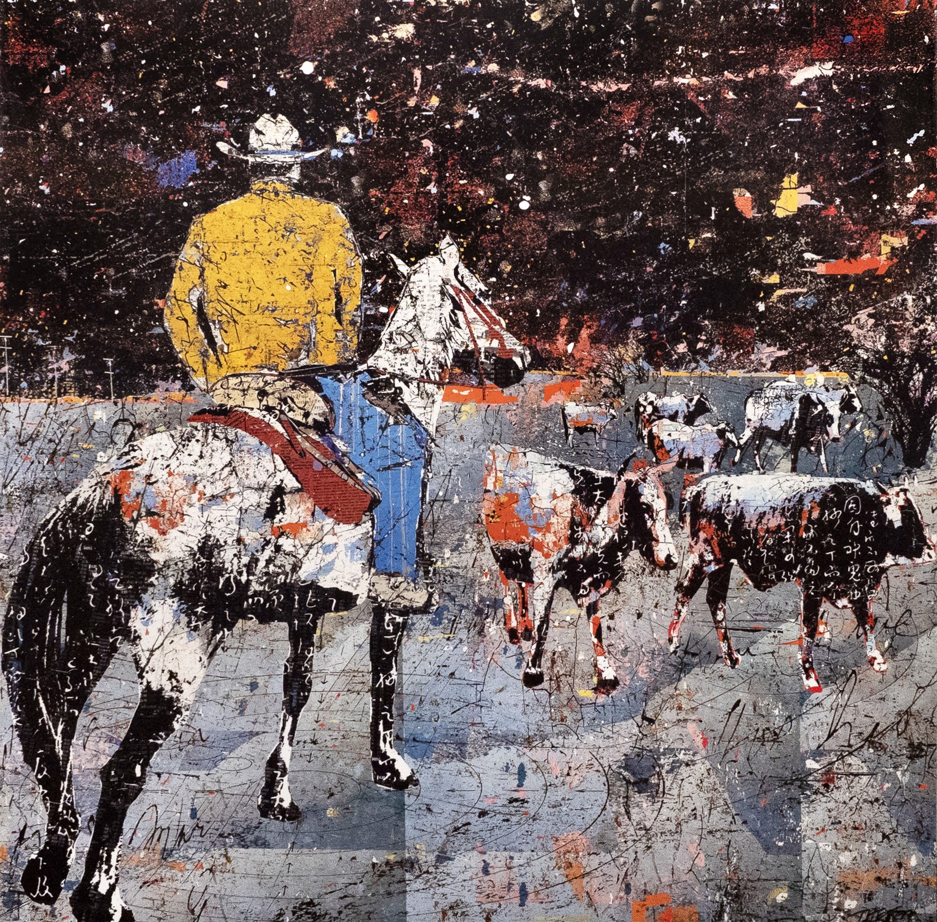 Cowboy at Night by Daryl Thetford