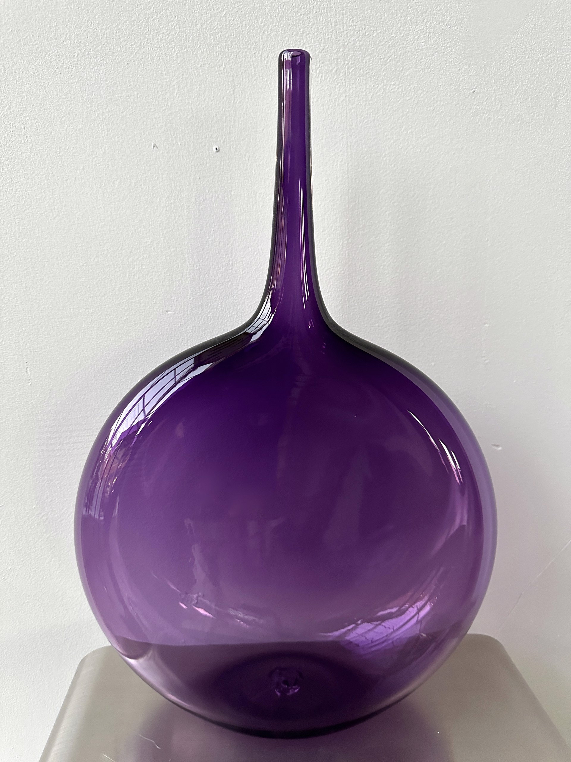 Purple Large Lecca Lecca Bottle by John Geci