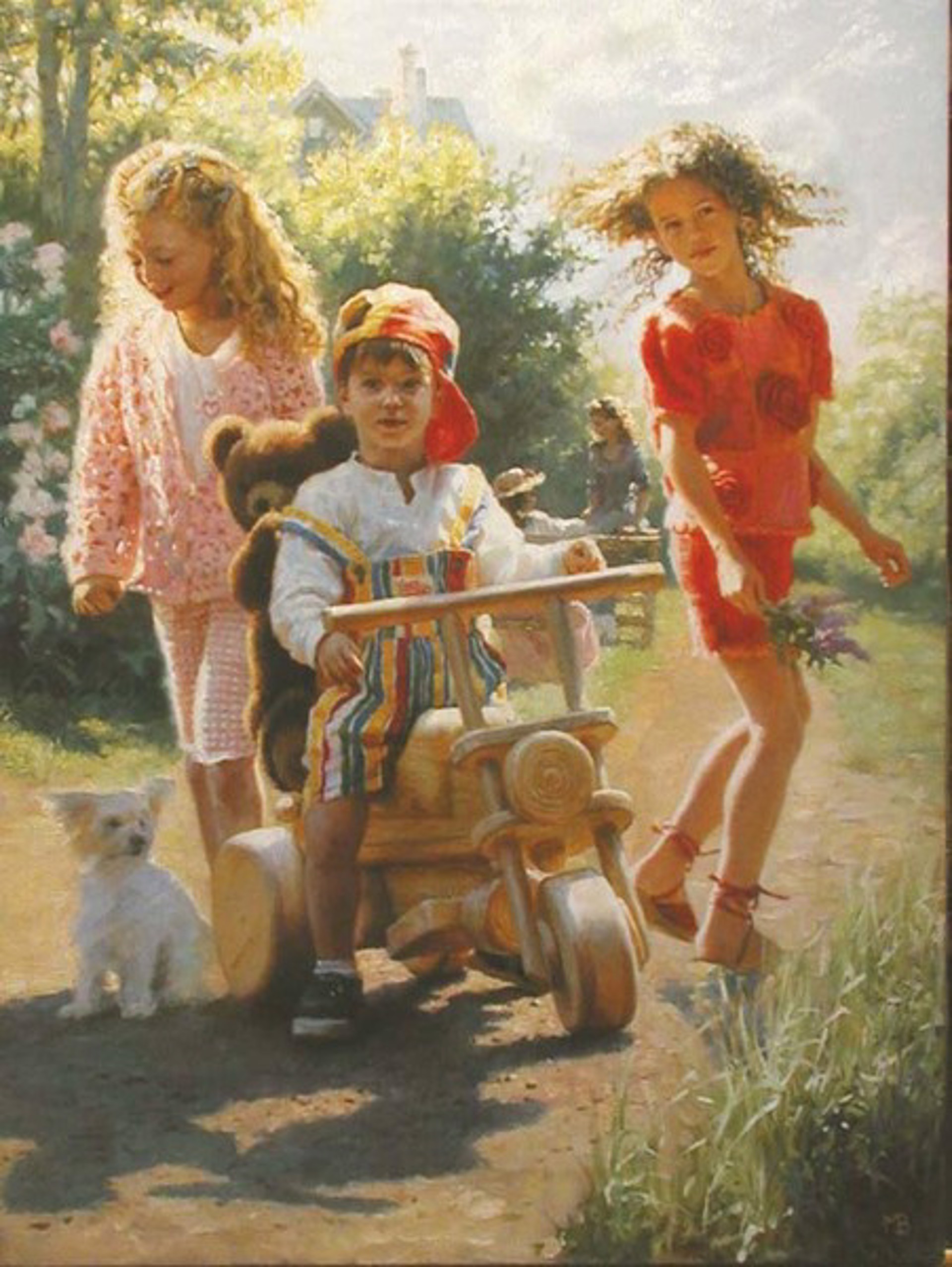Wooden Tricycle by Vyacheslav Morgun