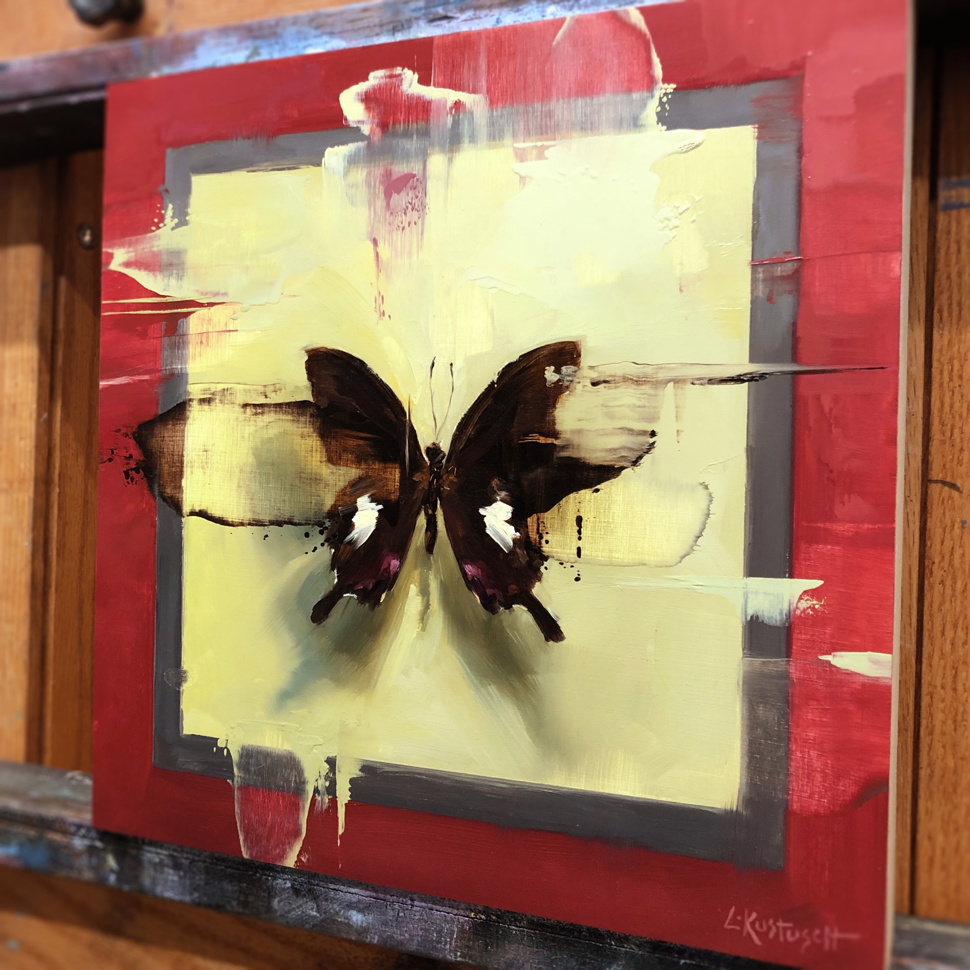 The Red Helen on Shades of Lemon & Cherry by Lindsey Kustusch