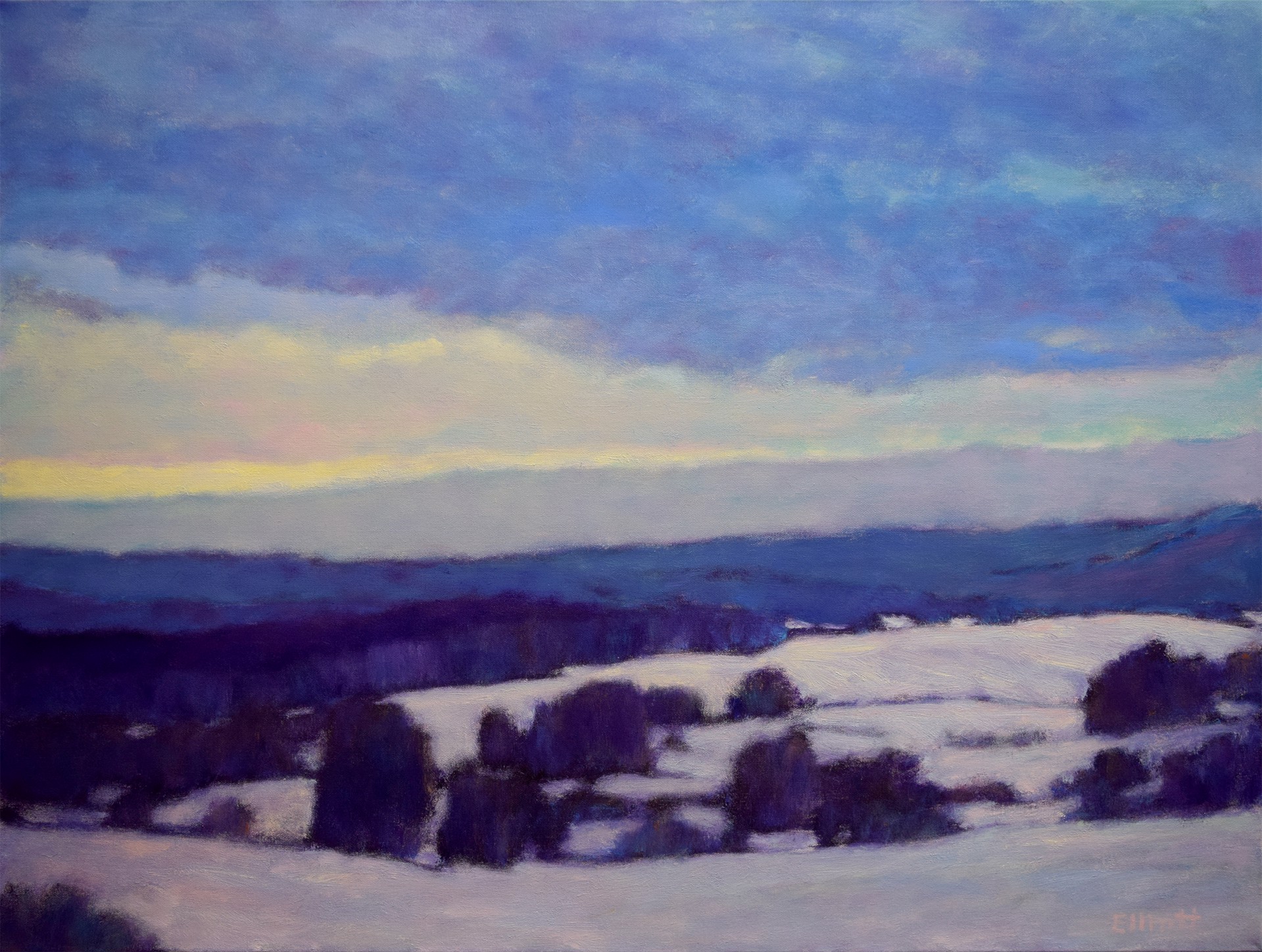 Winter Light I by Ken Elliott
