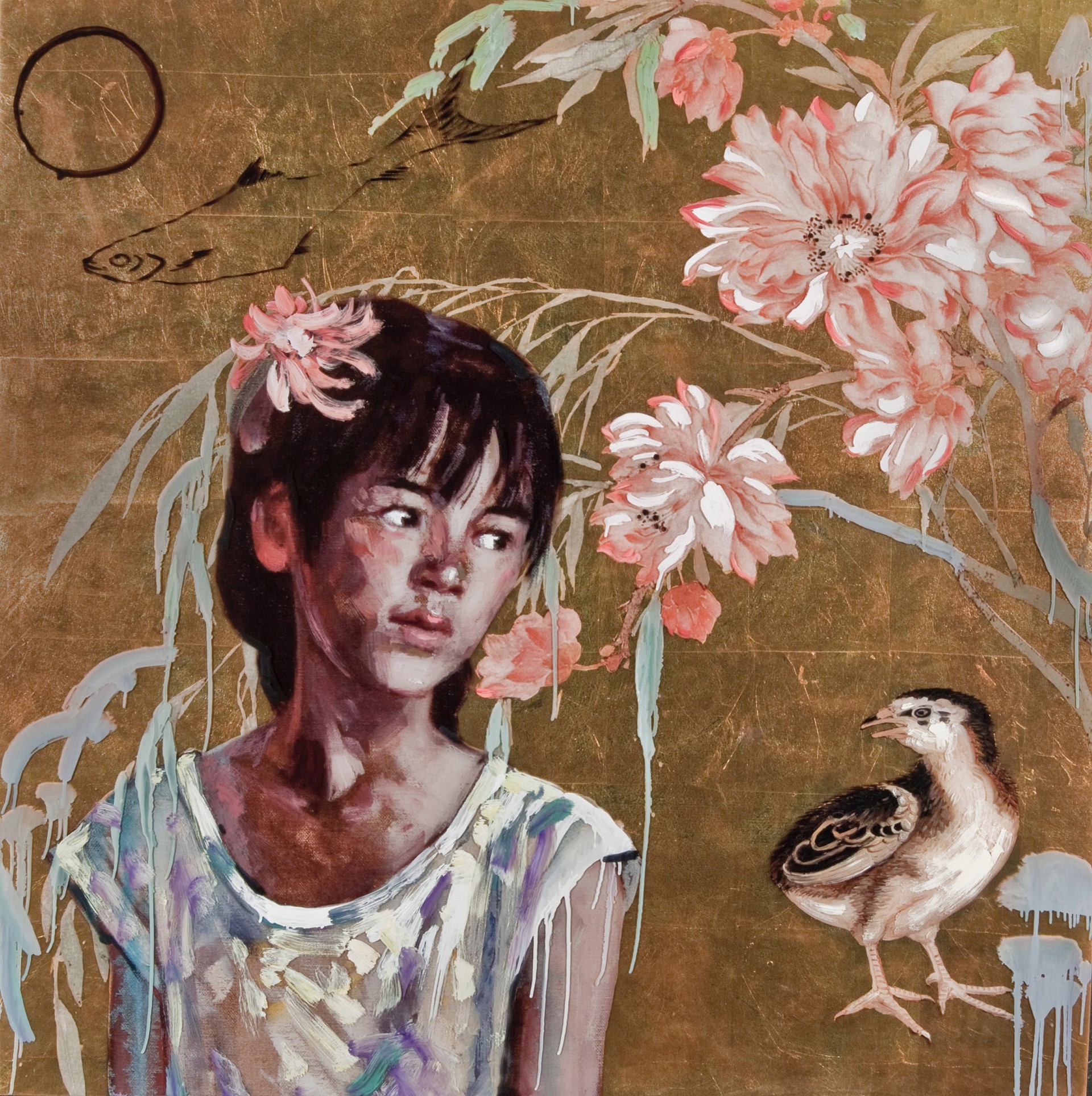 Spring Chick by Hung Liu