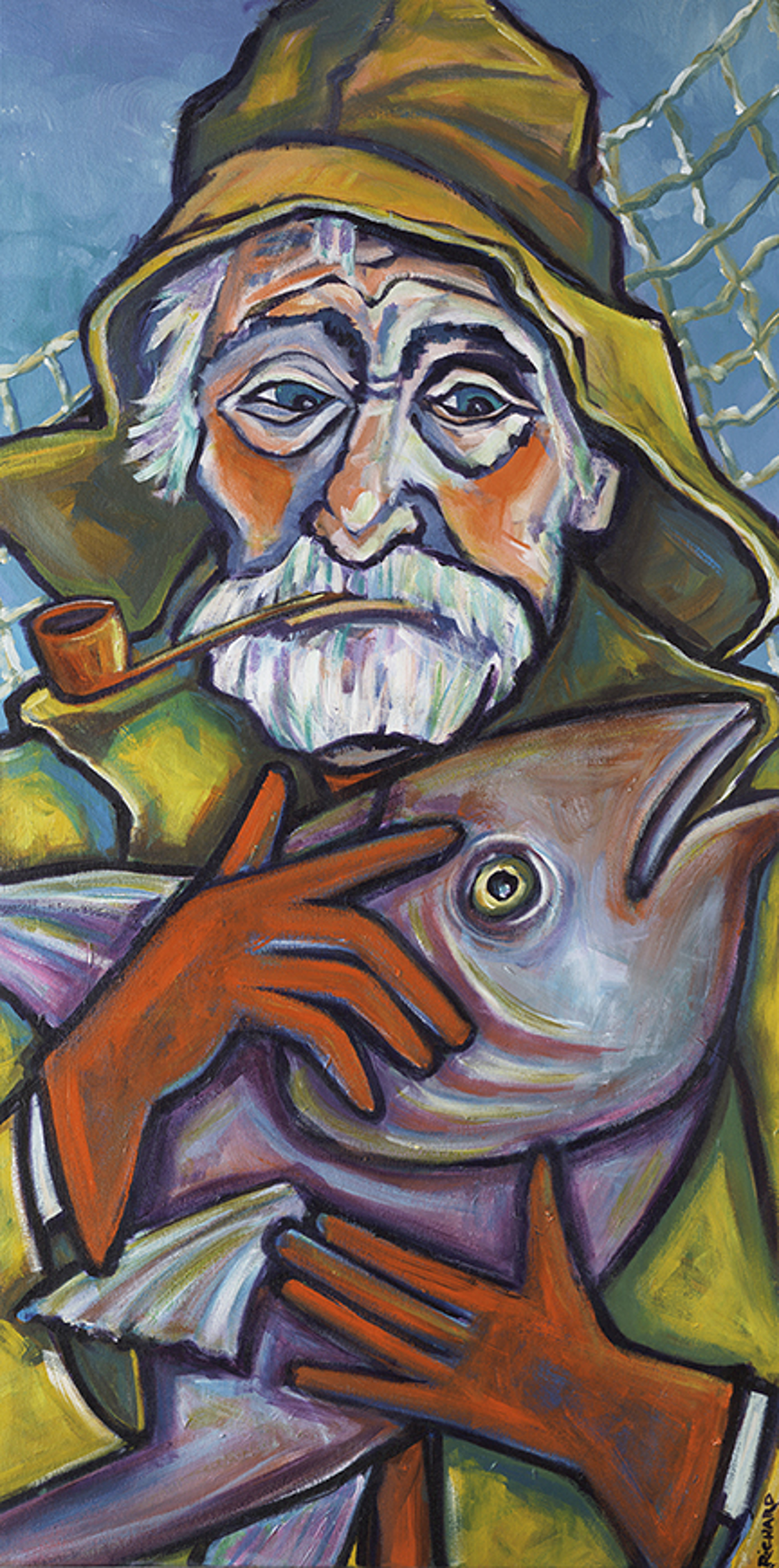 Gloucester Fisherman by Ilene Richard