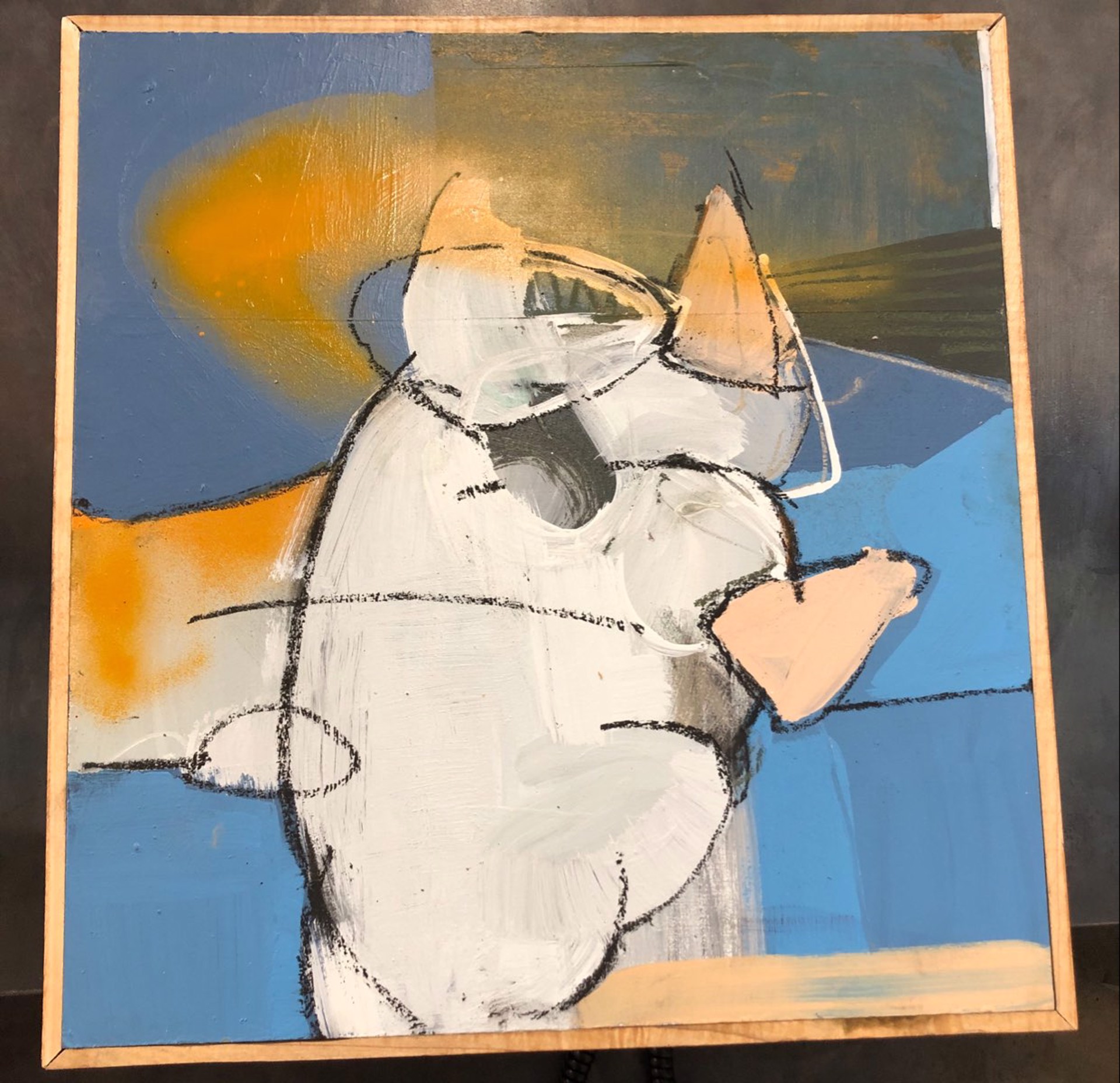 "Small Clouds" by Nestor Martinez circa 2019 by Art One Resale Inventory