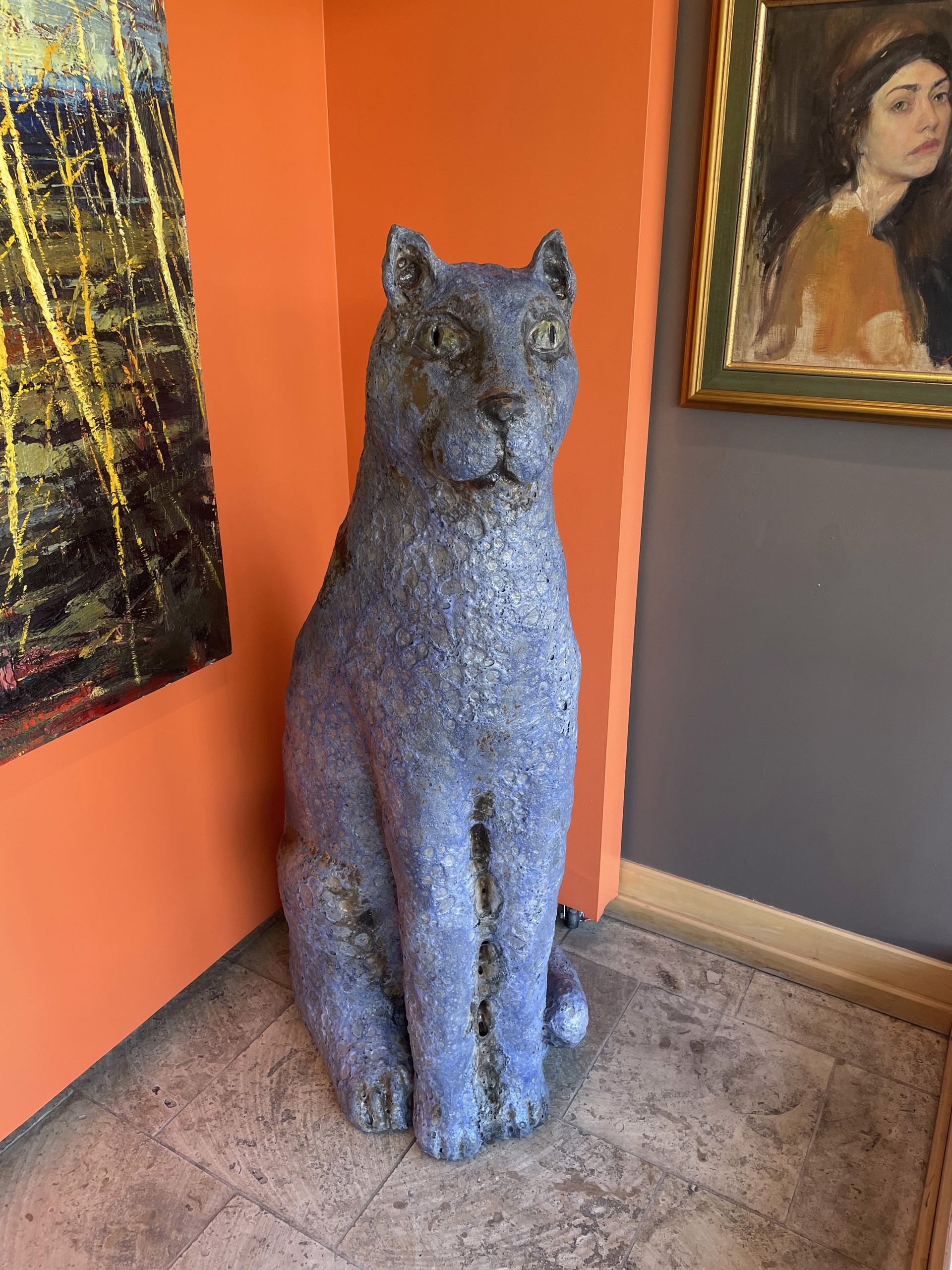 Big Blue Cat by Mark Chatterley