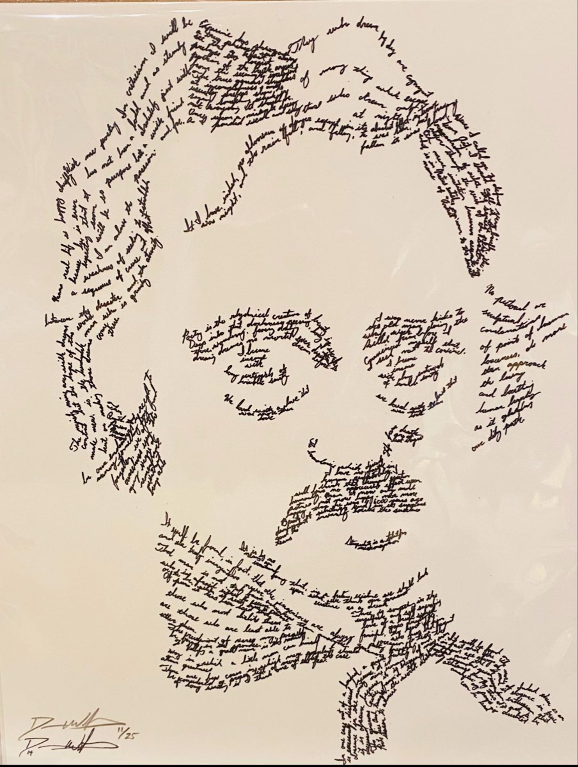 DW23 In Their Own Words Print Series~Edgar Allen Poe by Dennis Wells