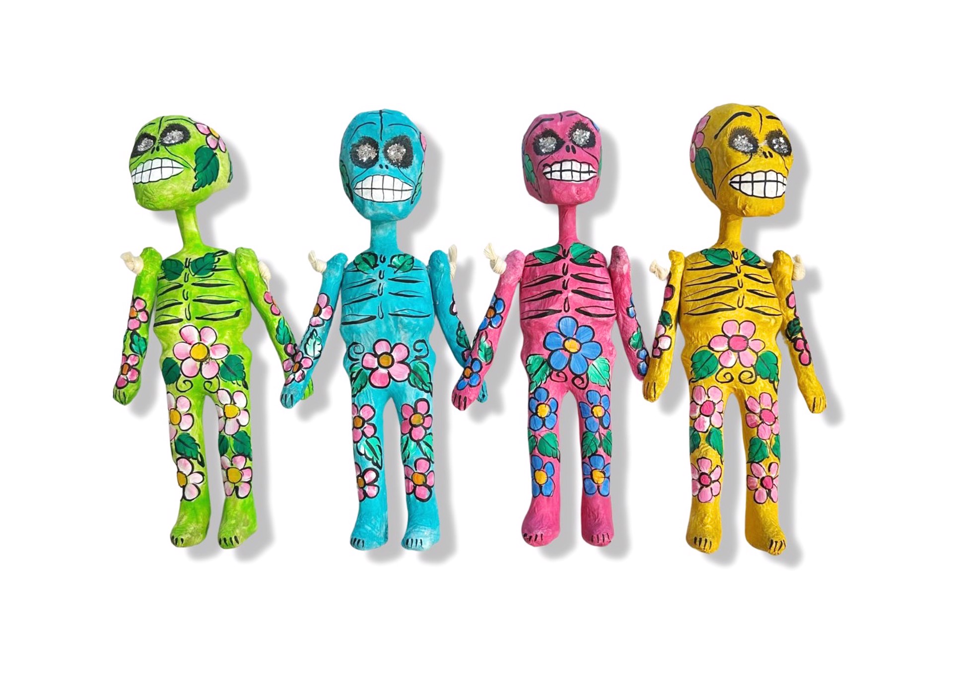 Day of the Dead Skeleton, Assorted Colorful Designs by Indigo Desert Ranch - Day of the Dead