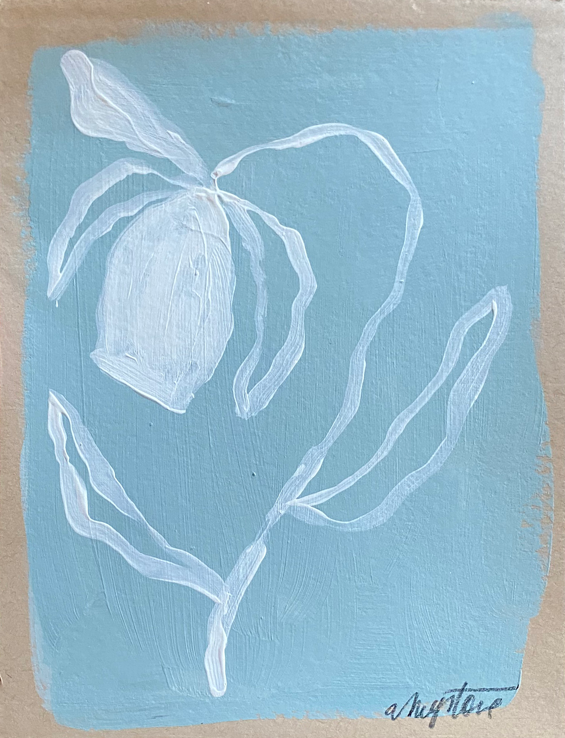 Wythe Blue Flora IV by Amy Stone