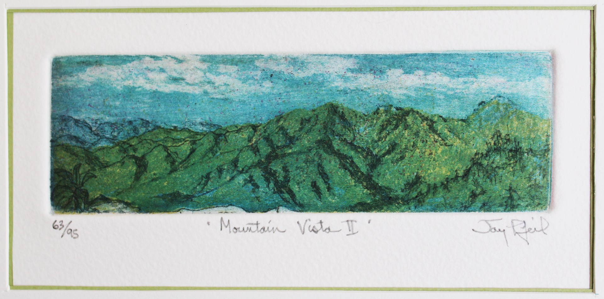 Mountain Vista II (Unframed) by Jay Pfeil