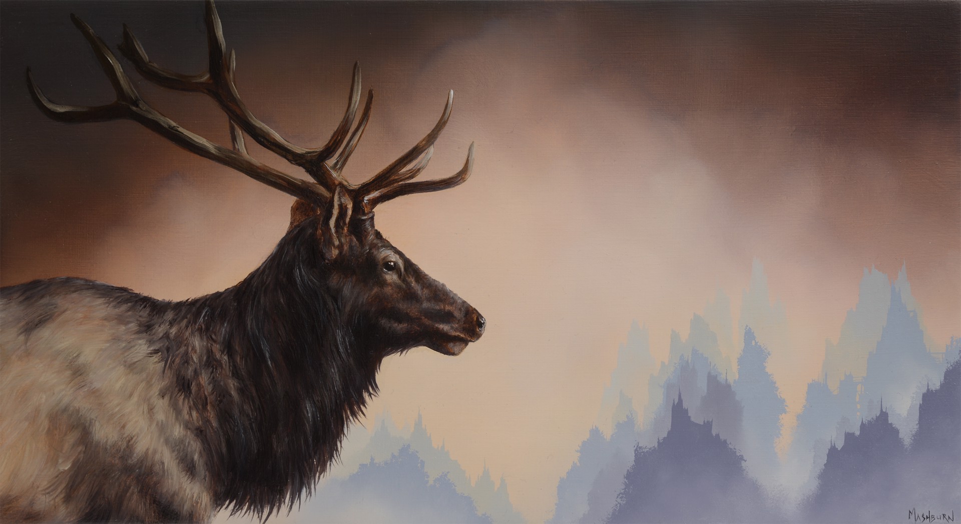 Bull Elk by Brian Mashburn