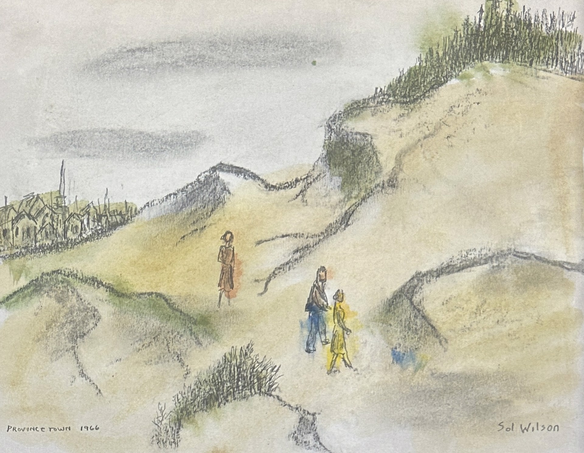 Figures in the Dunes by Sol Wilson