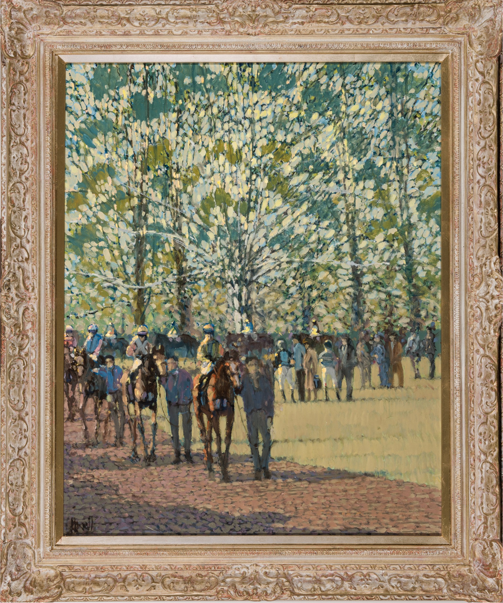 THE PADDOCK, KEENELAND by Peter Howell