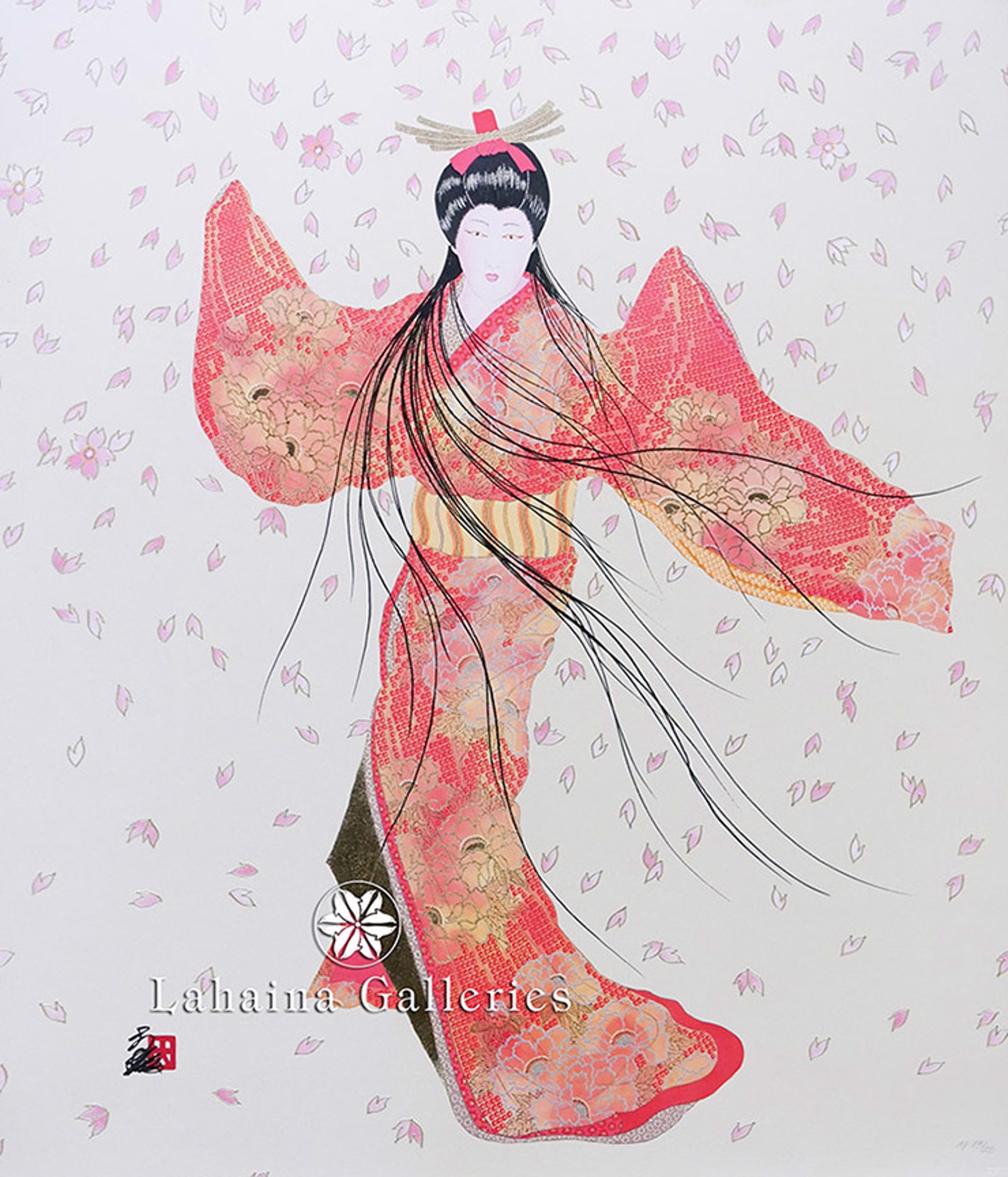 Lady Of Floating Blossoms by Hisashi Otsuka