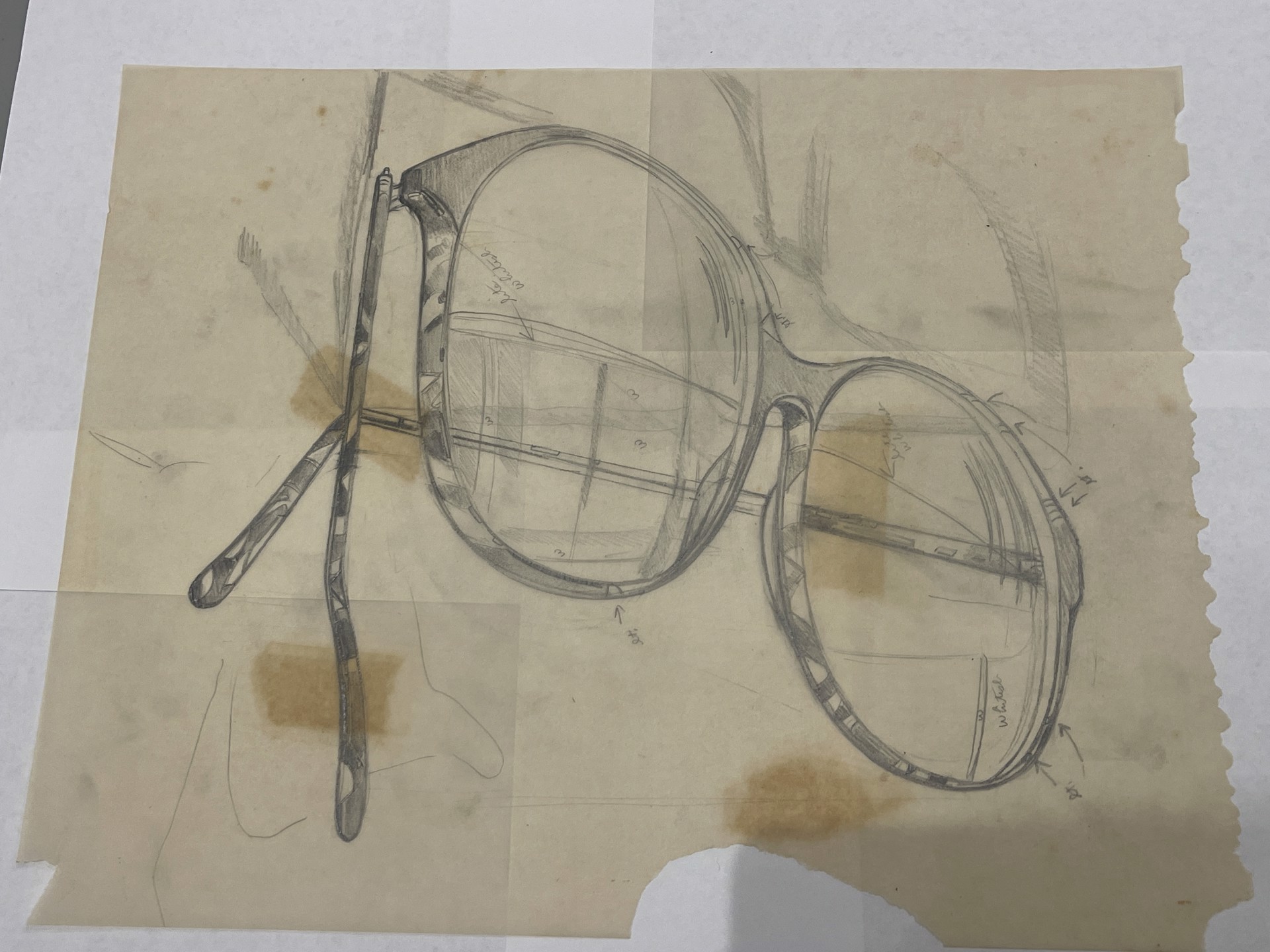 Eyeglasses Draft by Shirley Rabe' Masinter