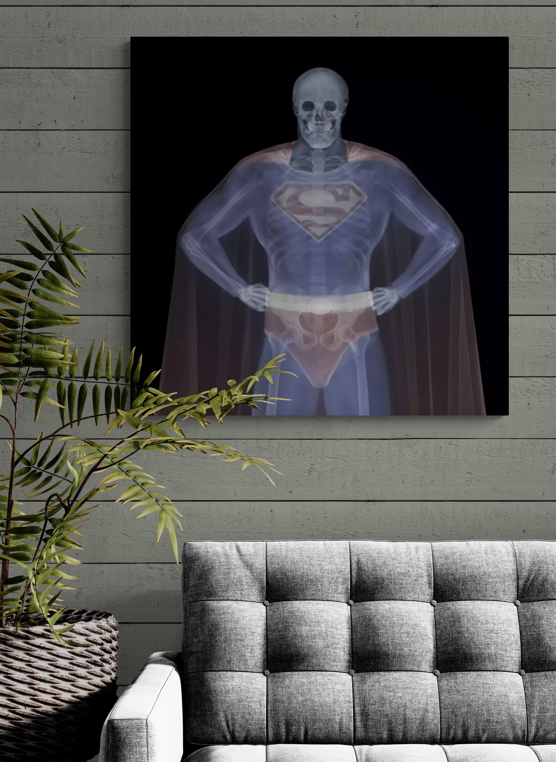 Superman in Colour by Nick Veasey