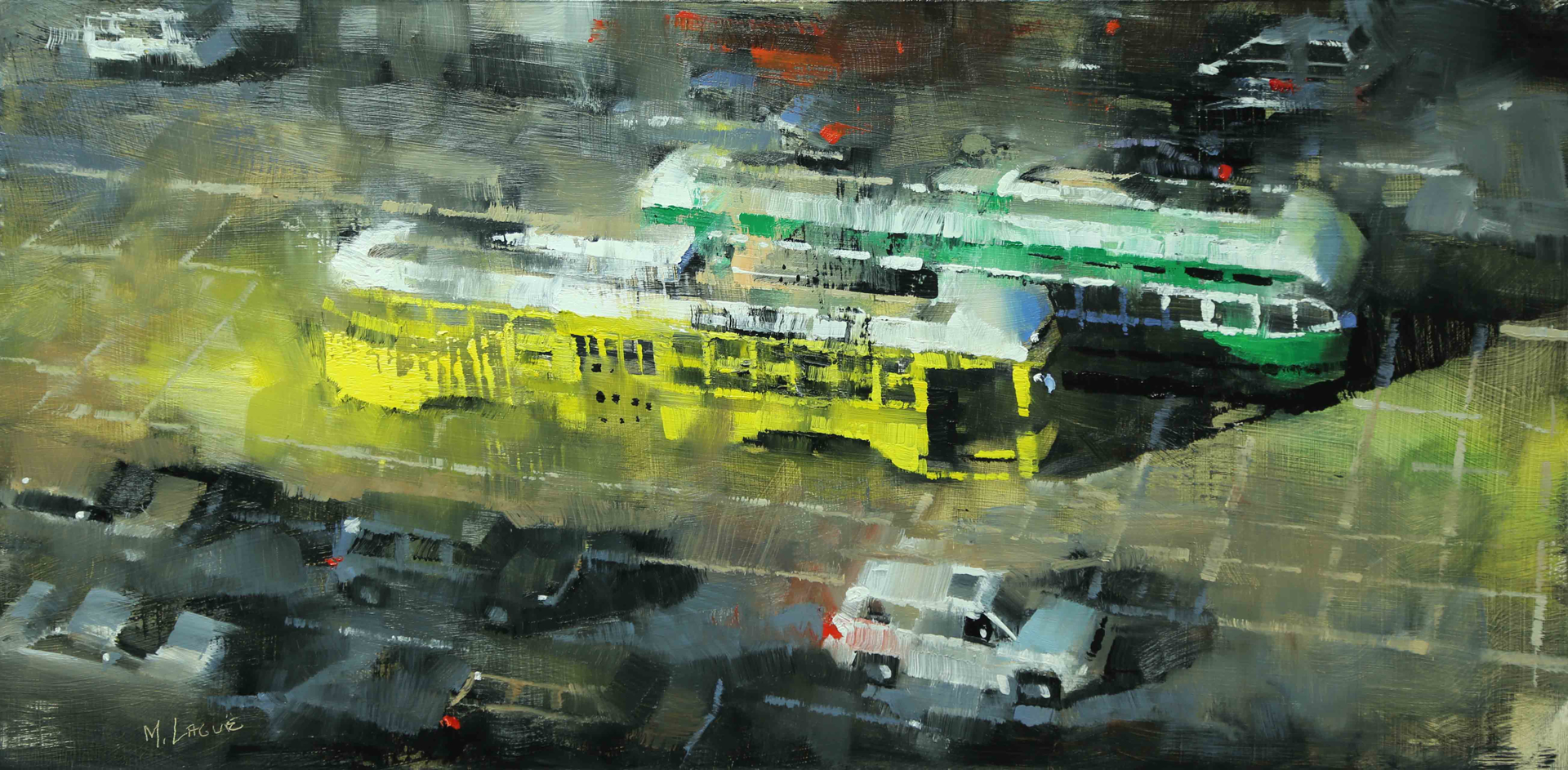 Yellow and Green by Mark Lague
