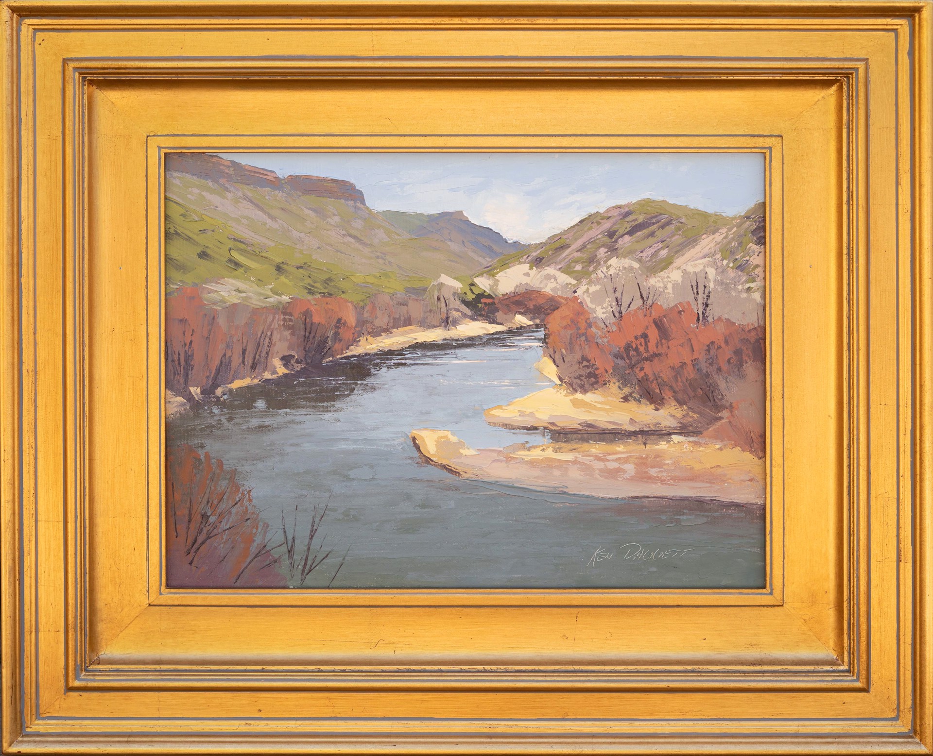 Bend in the Rio Grande by Ken Daggett
