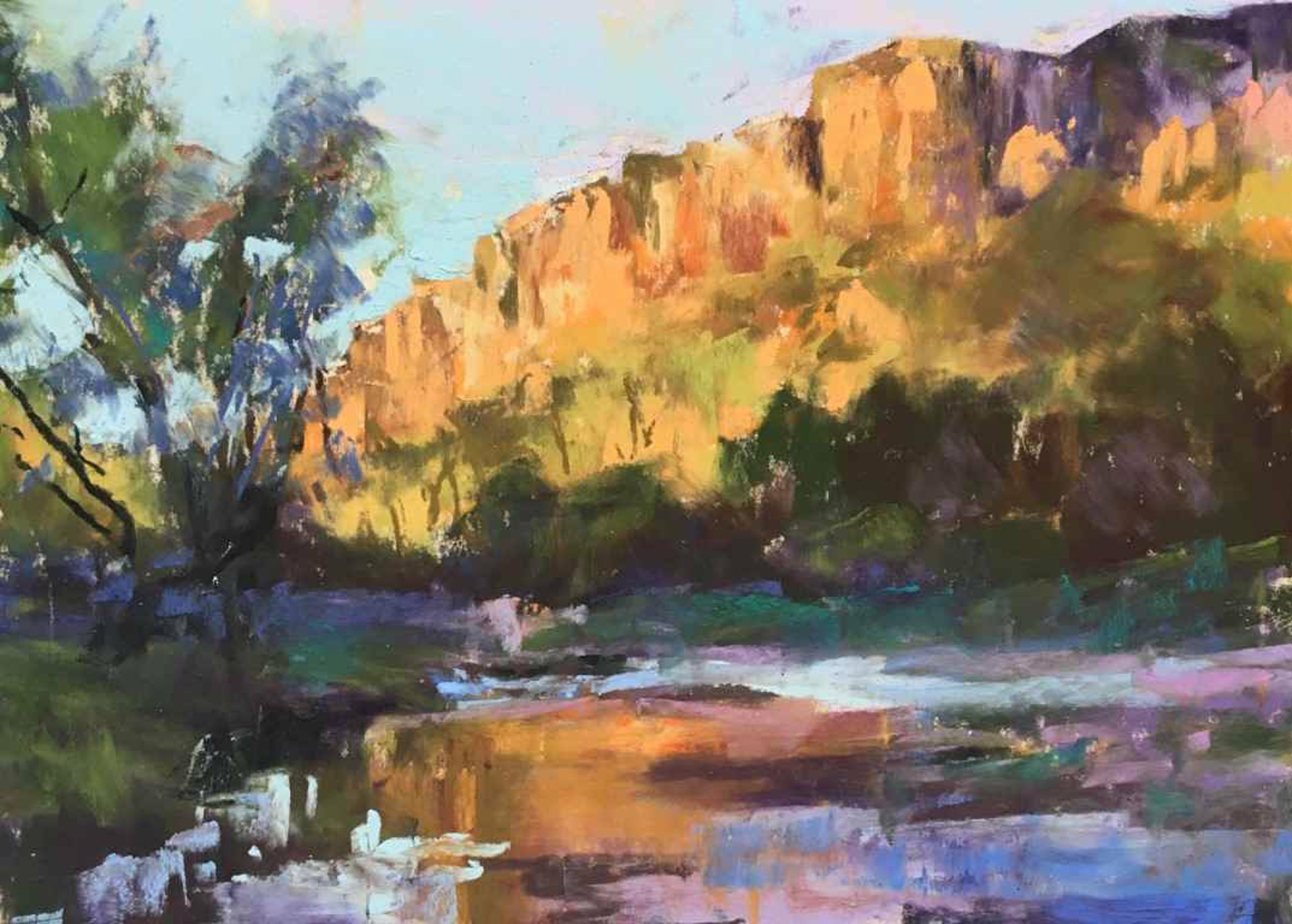Sunset at Willow Loop by Clive R. Tyler | InSight Gallery