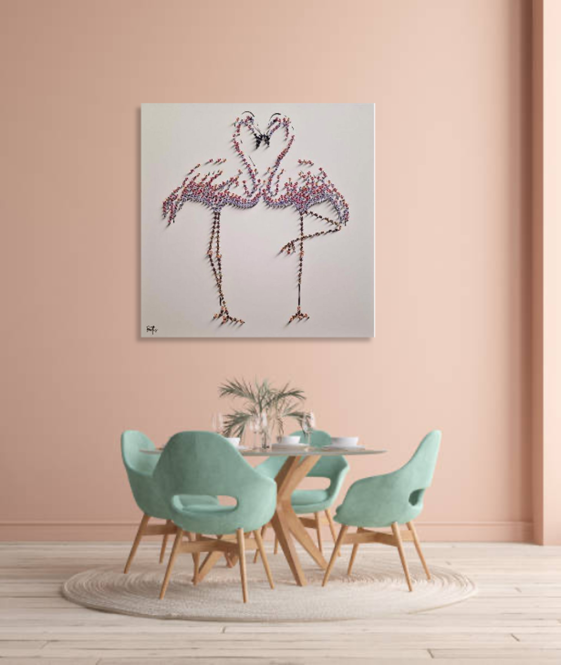Flamingos by Francisco Bartus