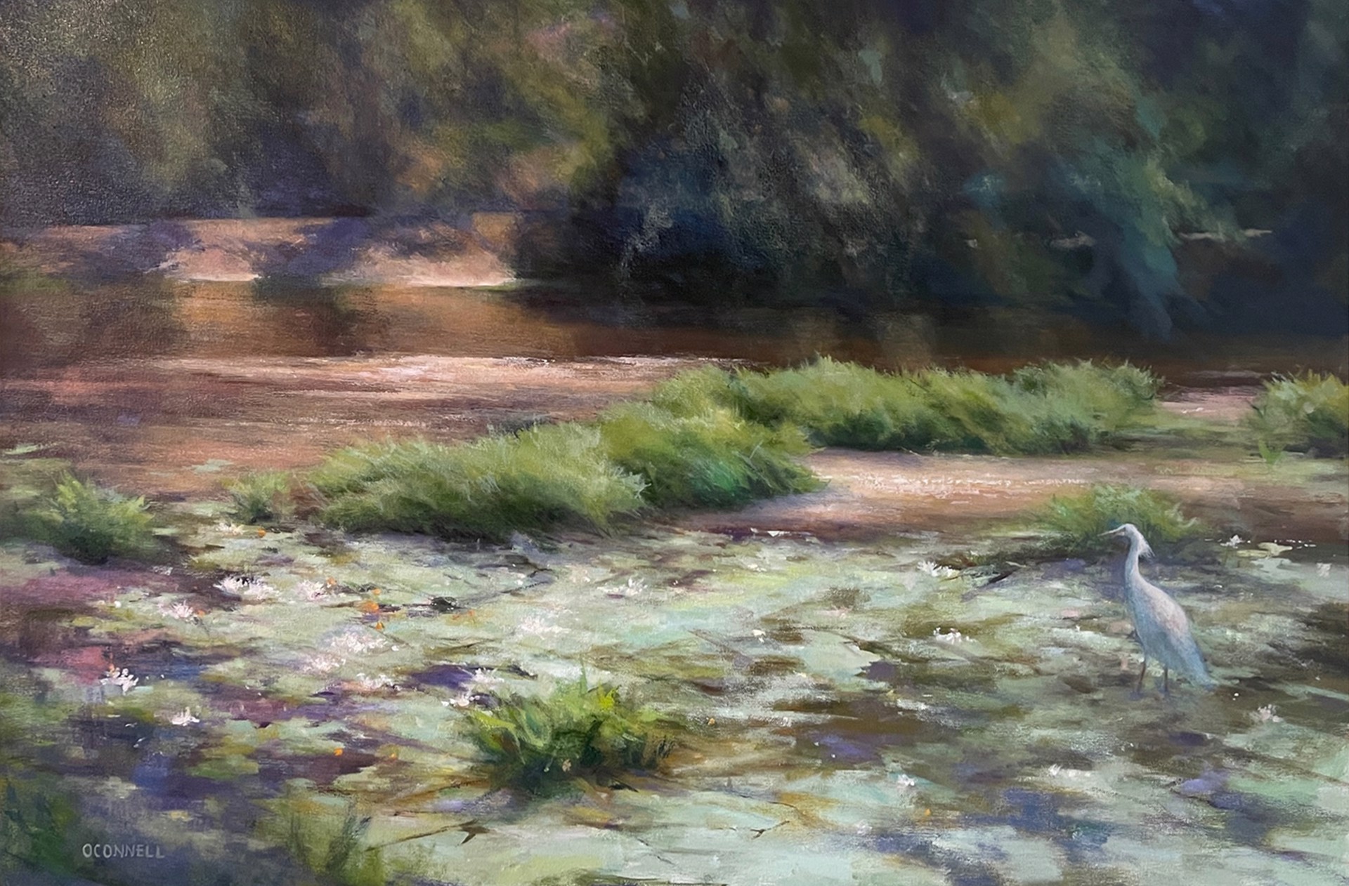 Mill Pond at Shawsheen River by Mary Rose O'Connell