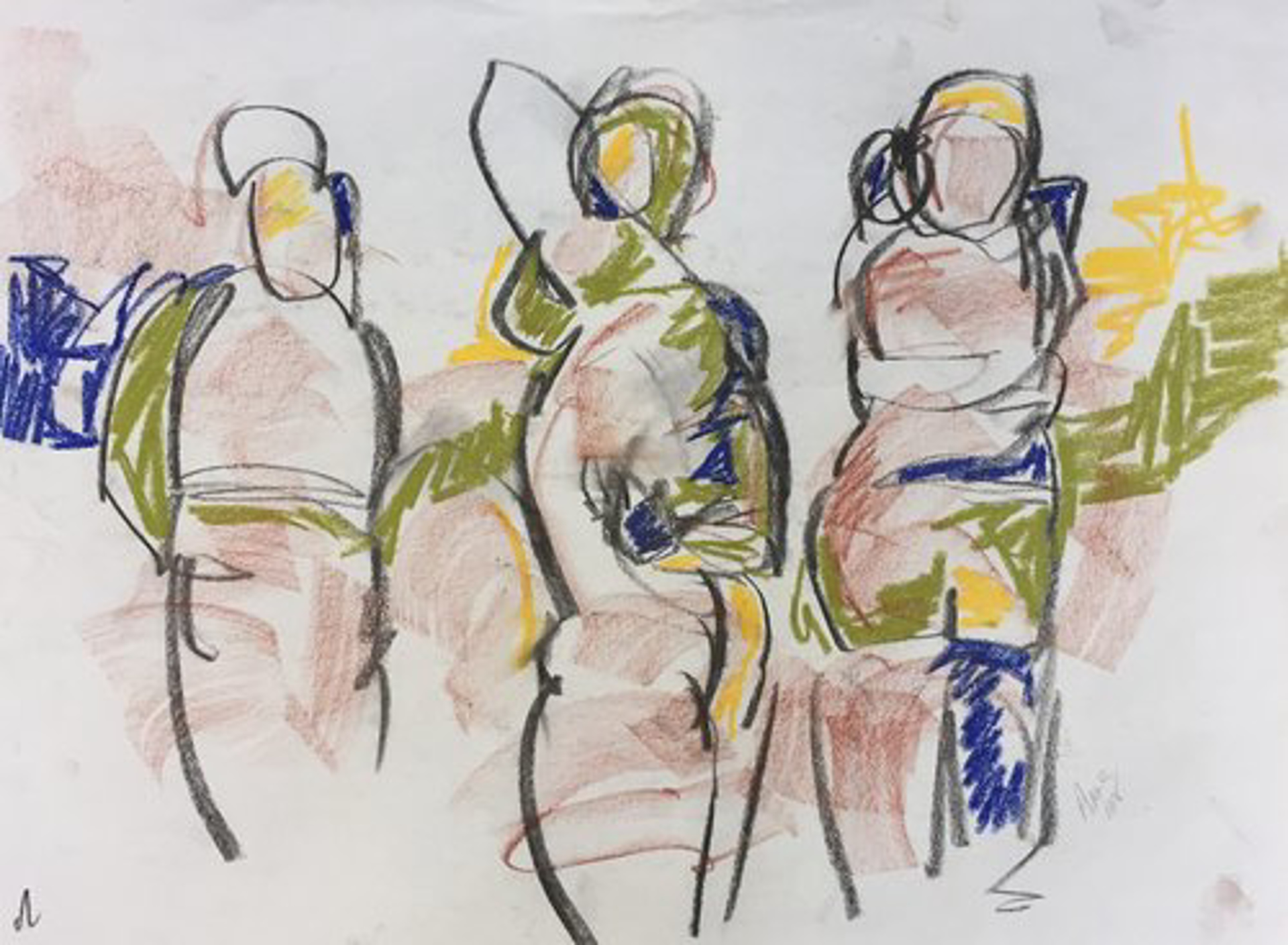 Figure Drawing #17 by Anne Darby Parker