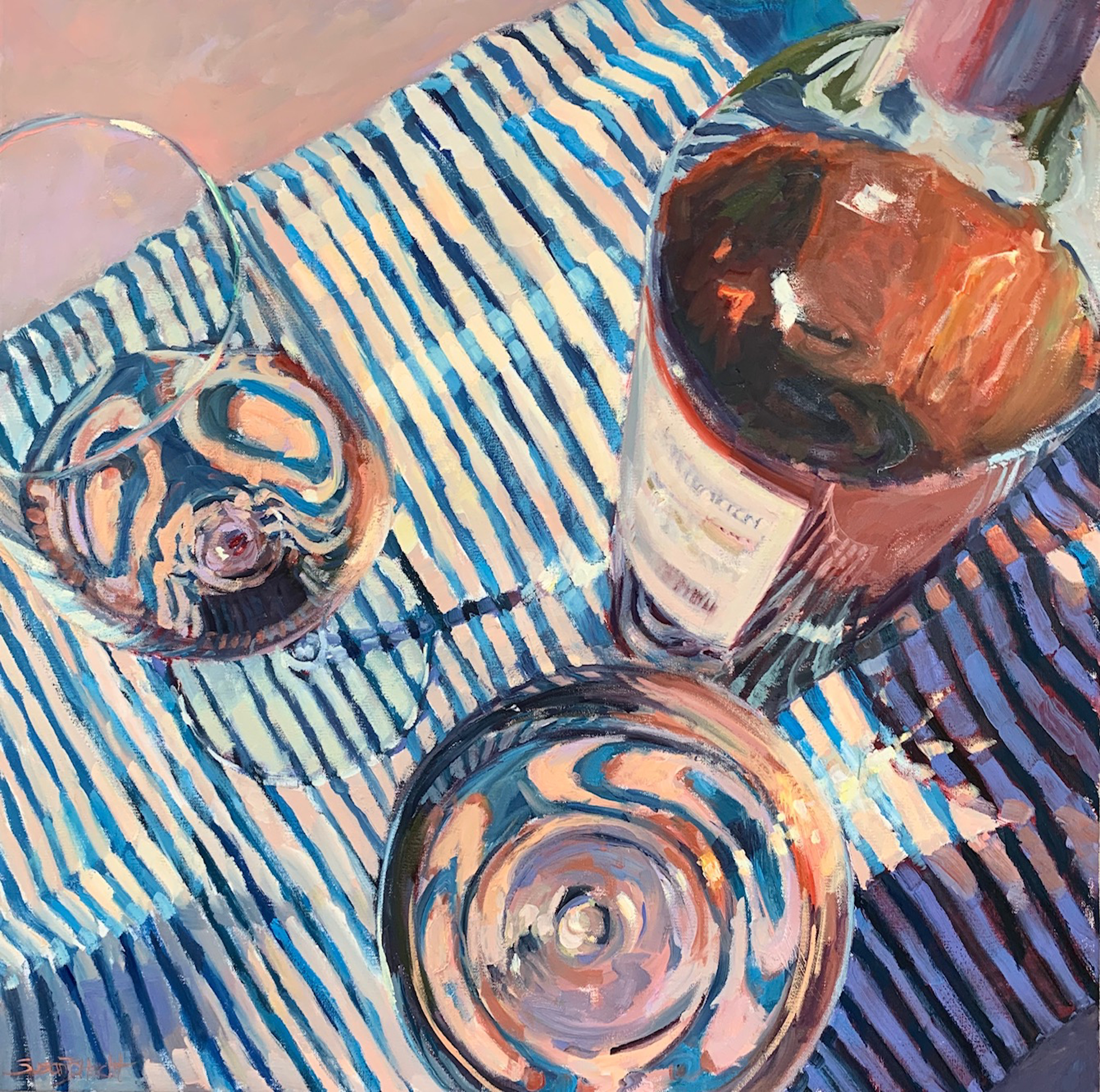 Pattern Play and Rosé by Susan Hecht