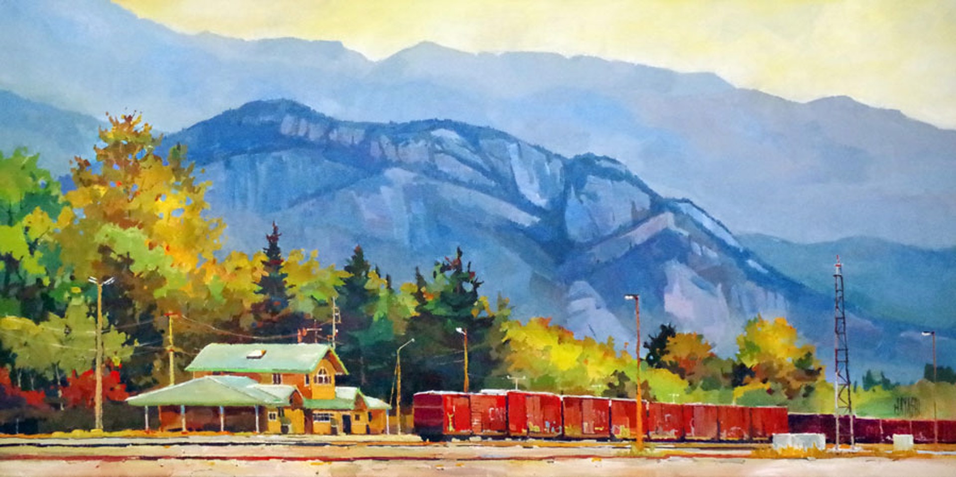 Squamish Railyard by Randy Hayashi