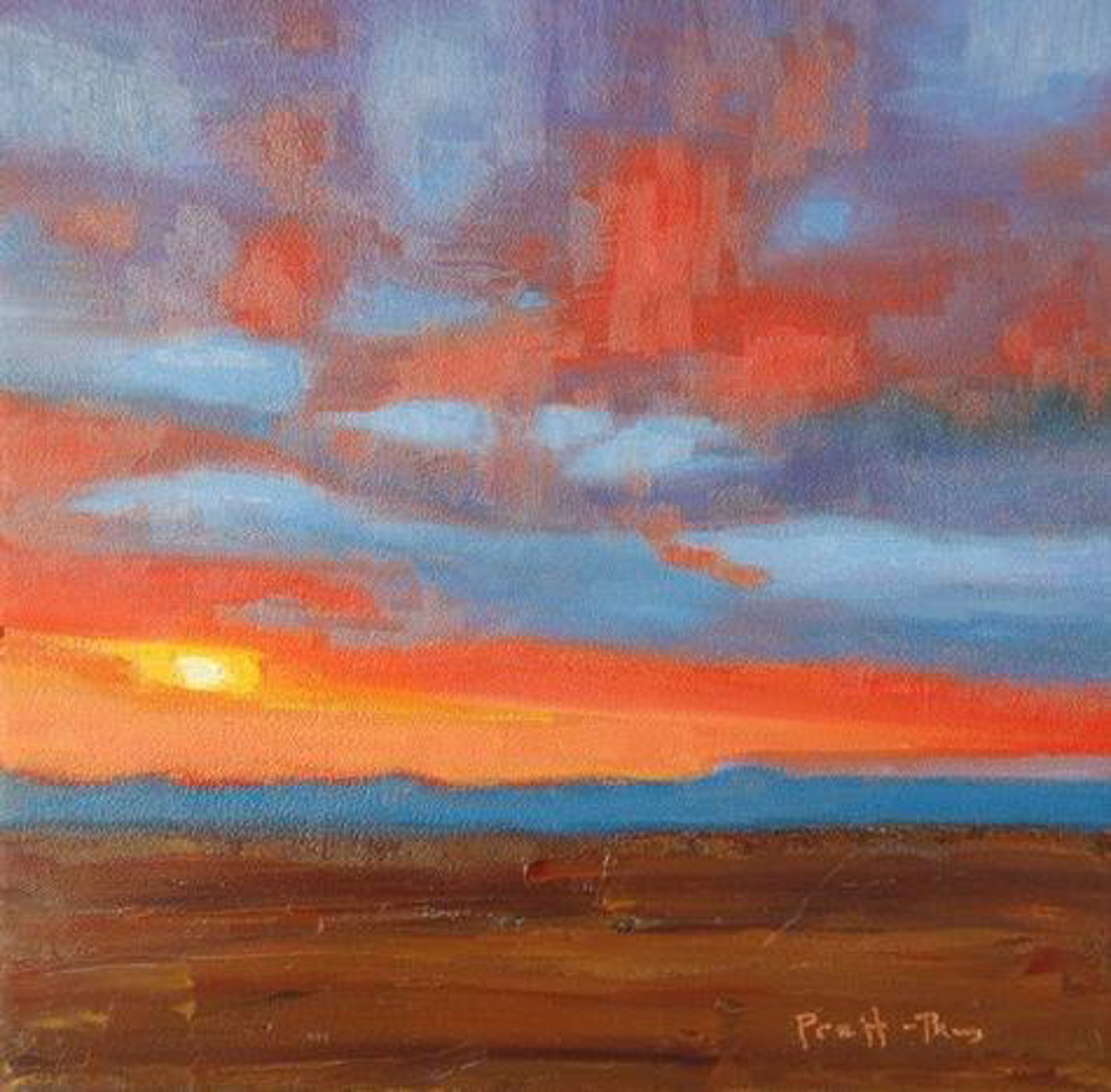 Sunset Series - Fire and Ice by Leslie Pratt-Thomas