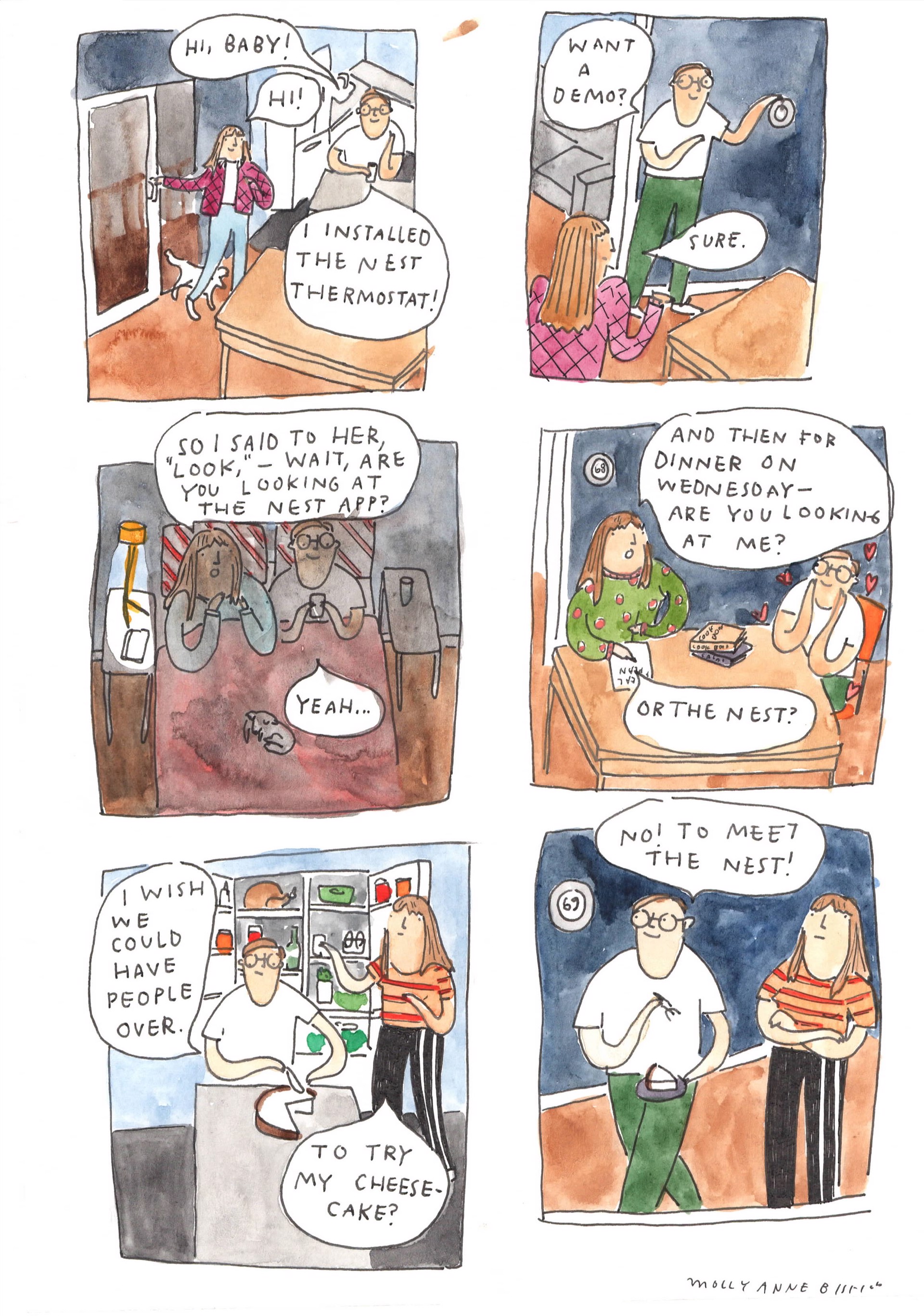 Nest Comic by Molly Ann Bishop