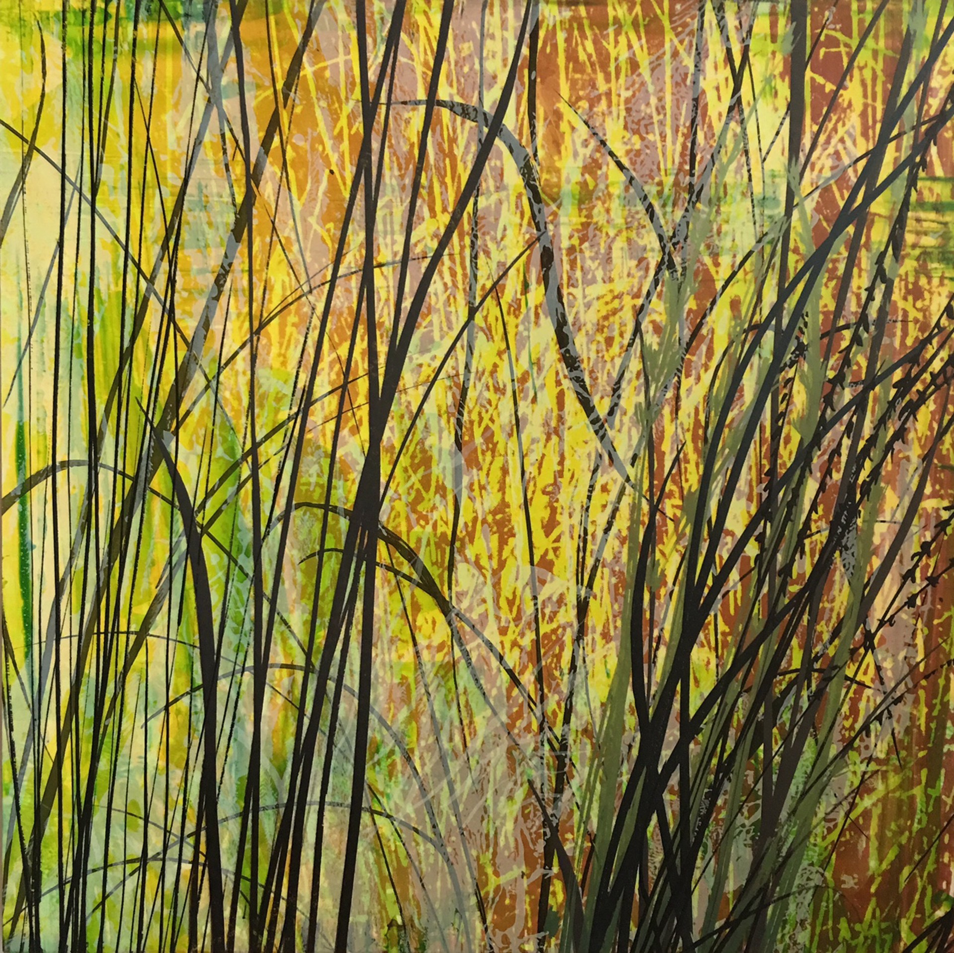 Wild Yellow I by Lynn Schoenecker