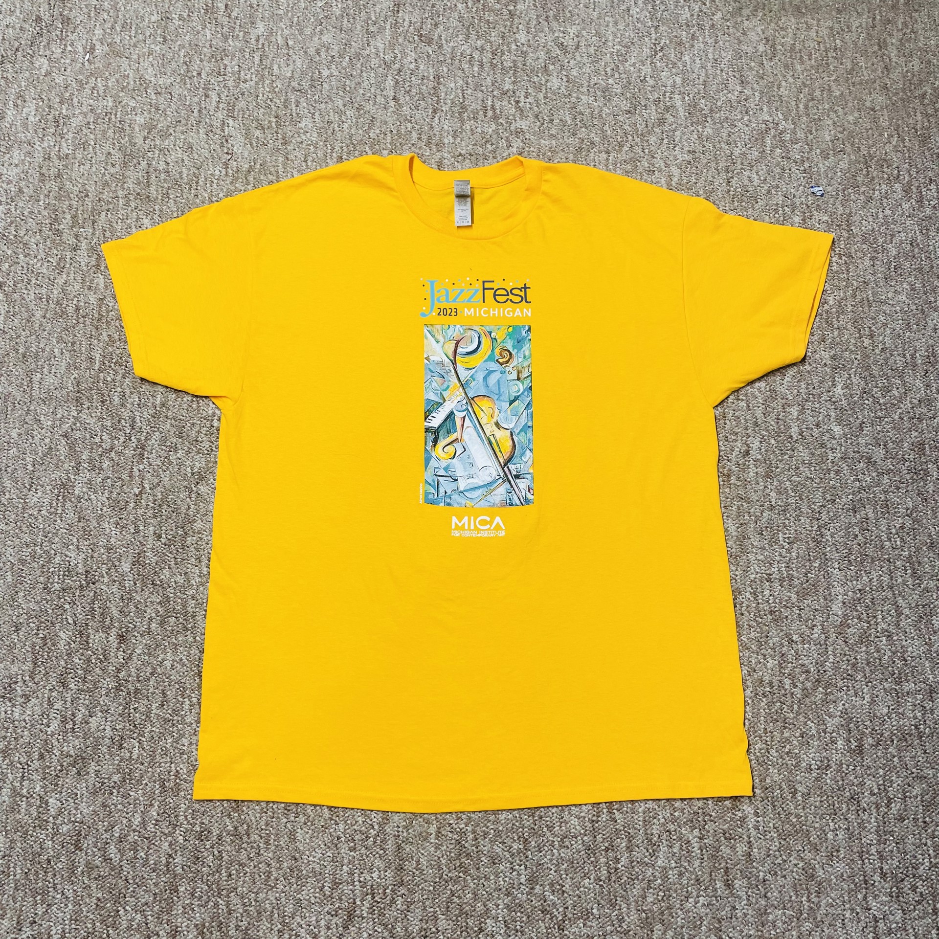 JazzFest T-shirt (yellow)