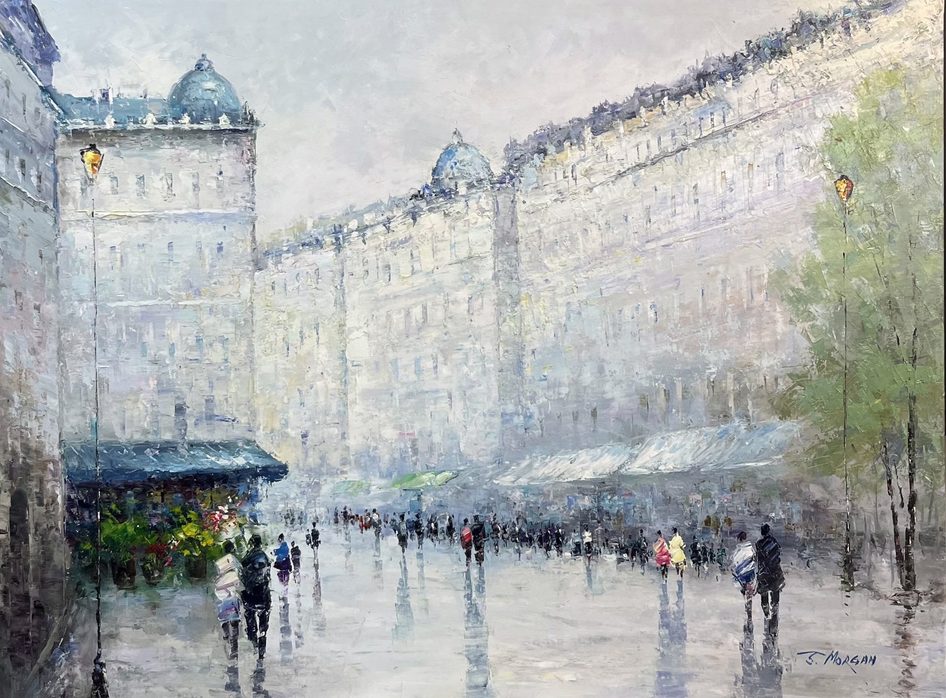 Stroll In Paris by Jan Morgan