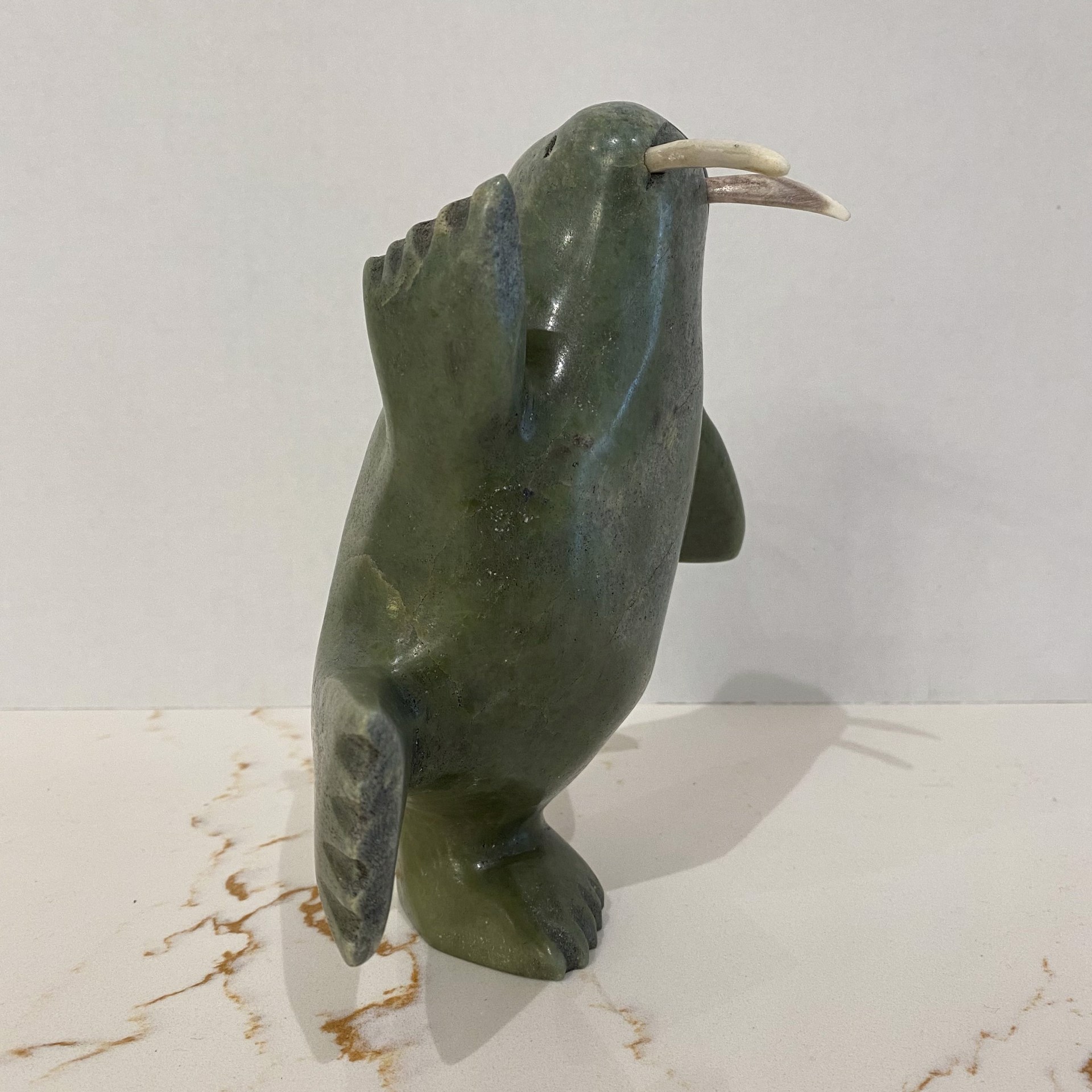 Dancing Walrus by Kakee Ningeosiaq