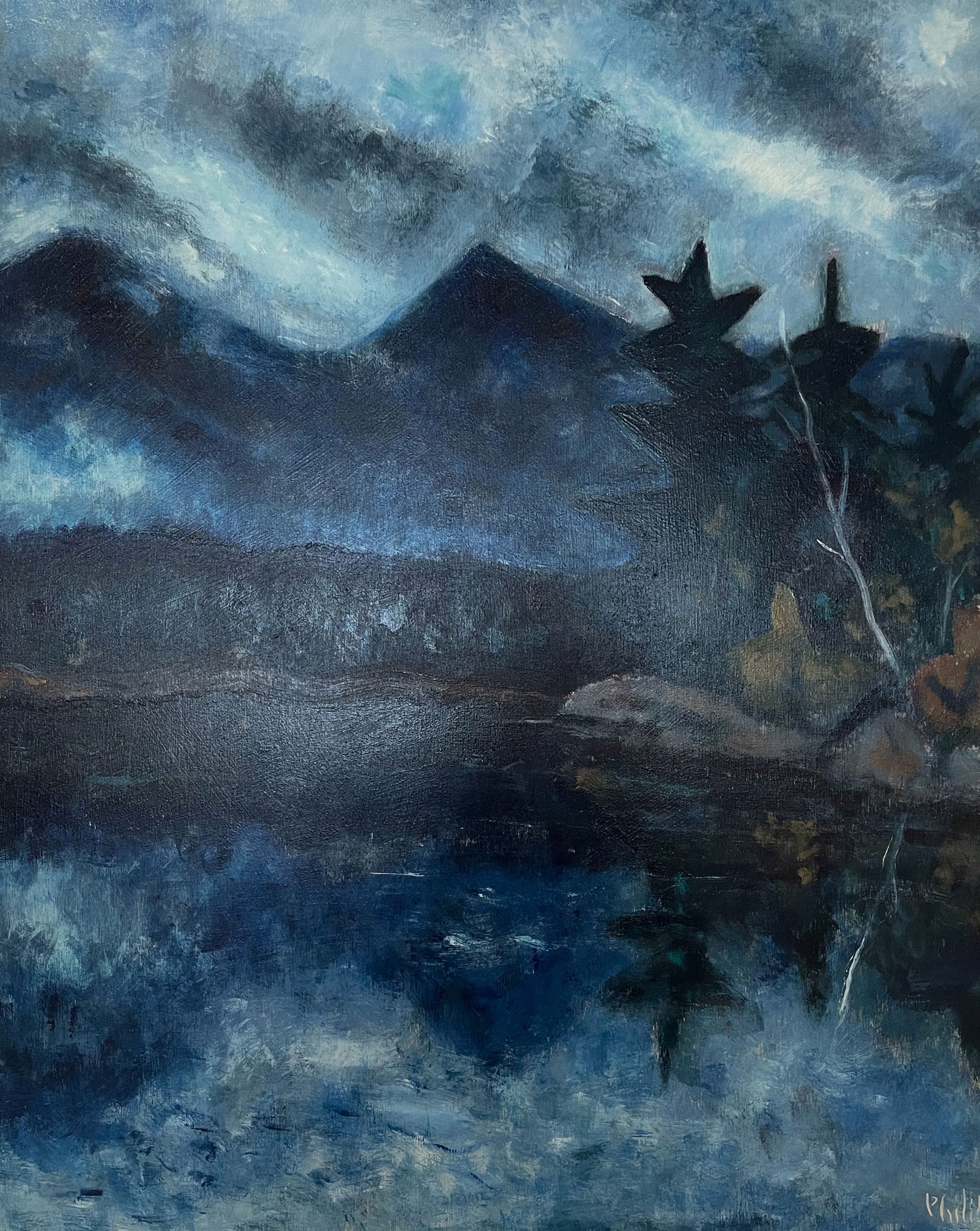 Flagstaff Lake by Philip Barter