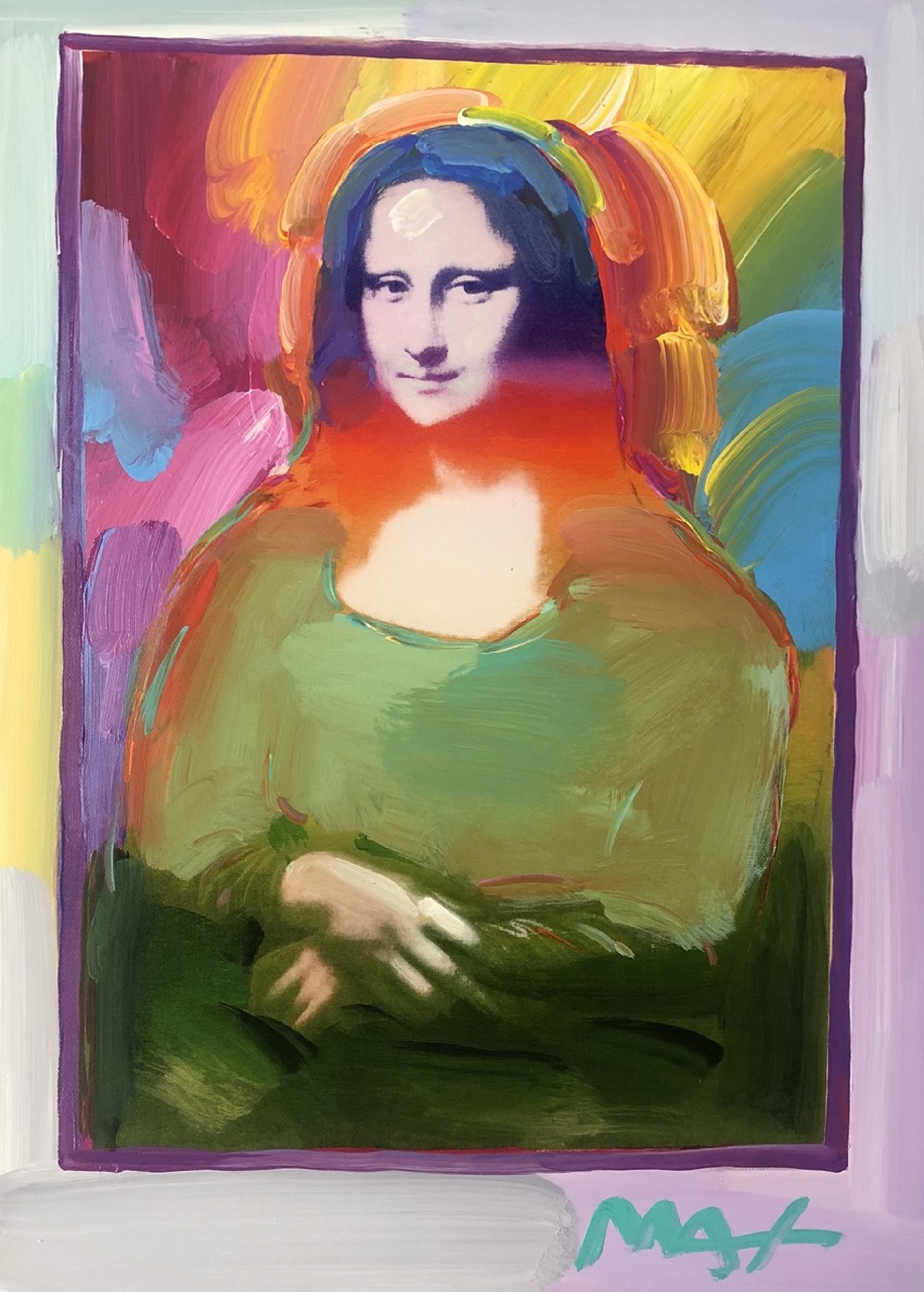 Mona Lisa (Full Body) by Peter Max