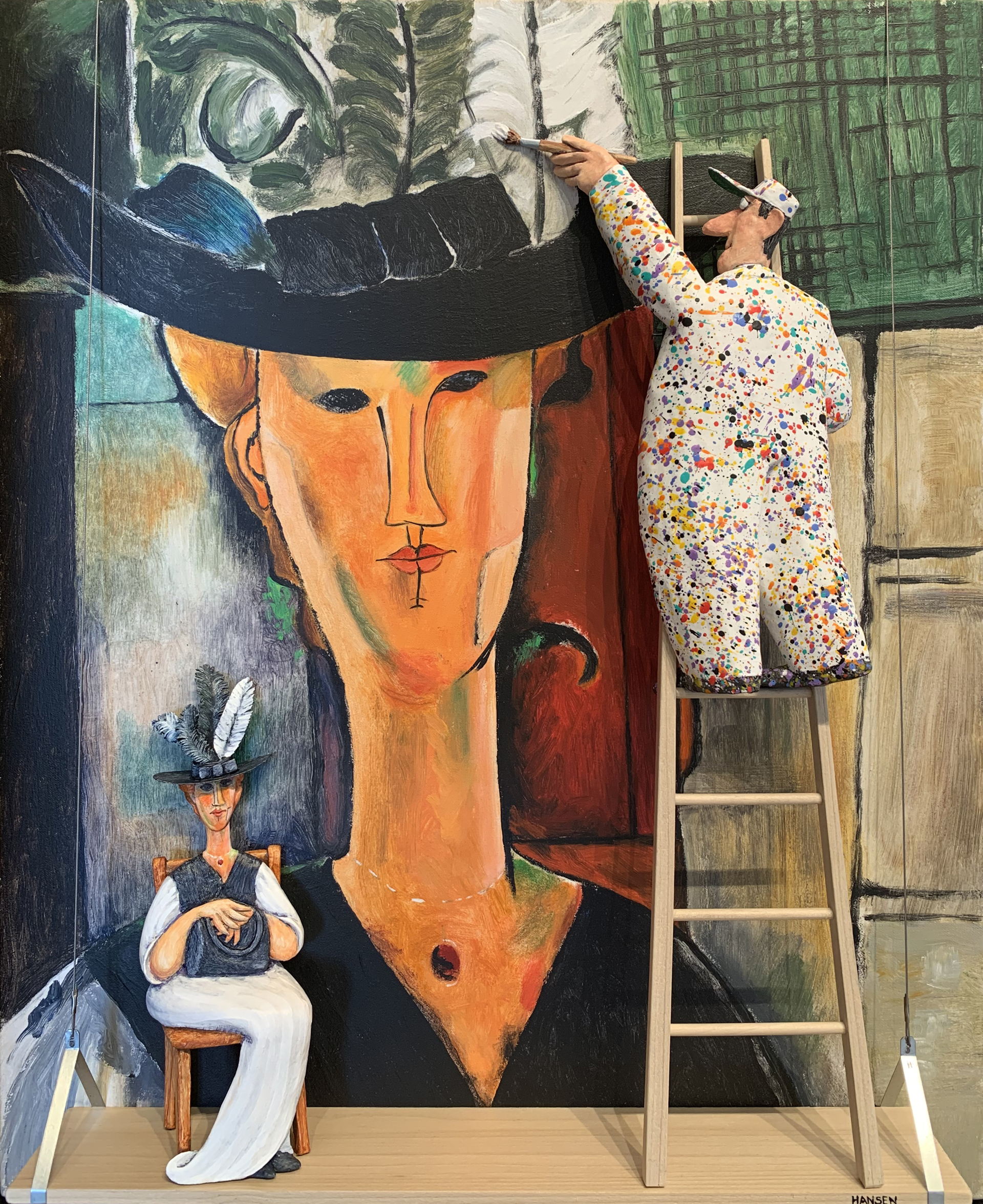 Madam Pompadour (Modigliani) by Stephen Hansen