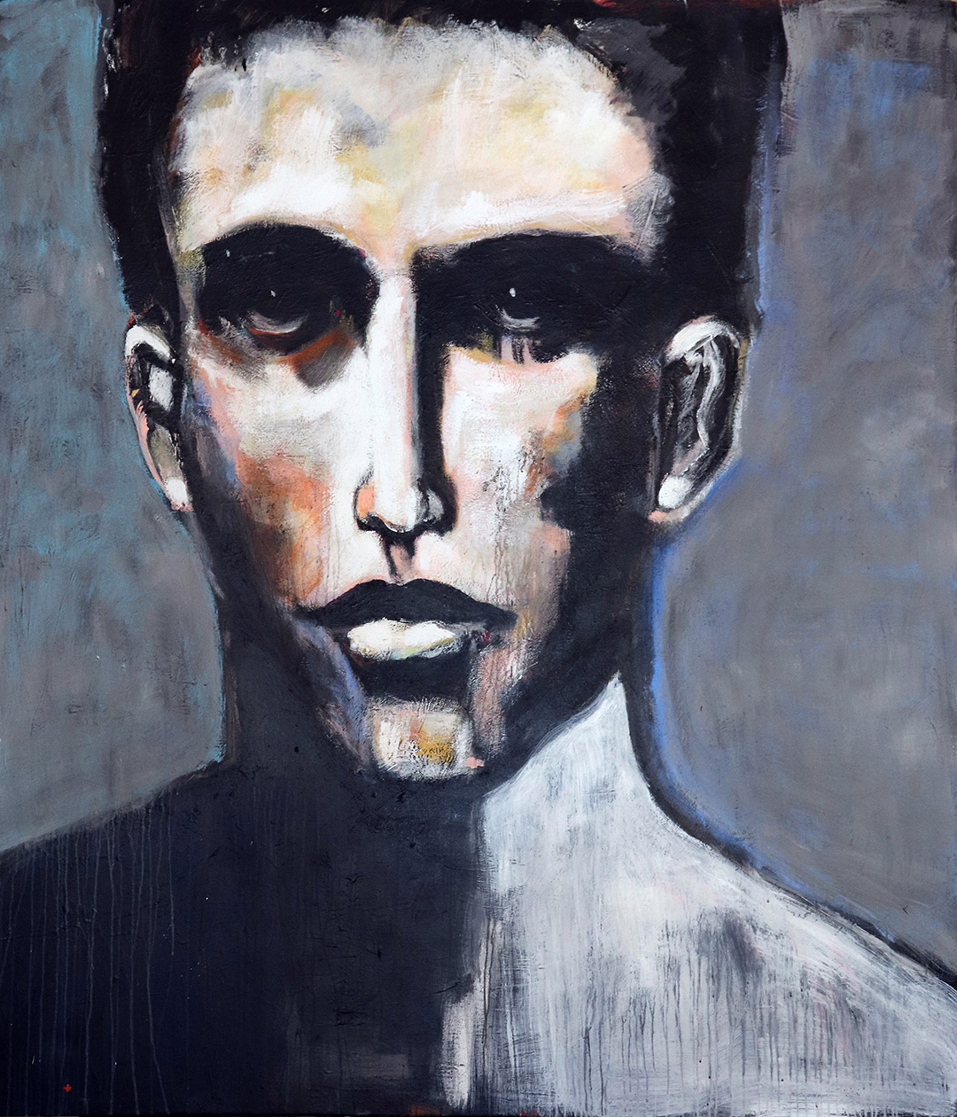 Man With White Face by James Koskinas