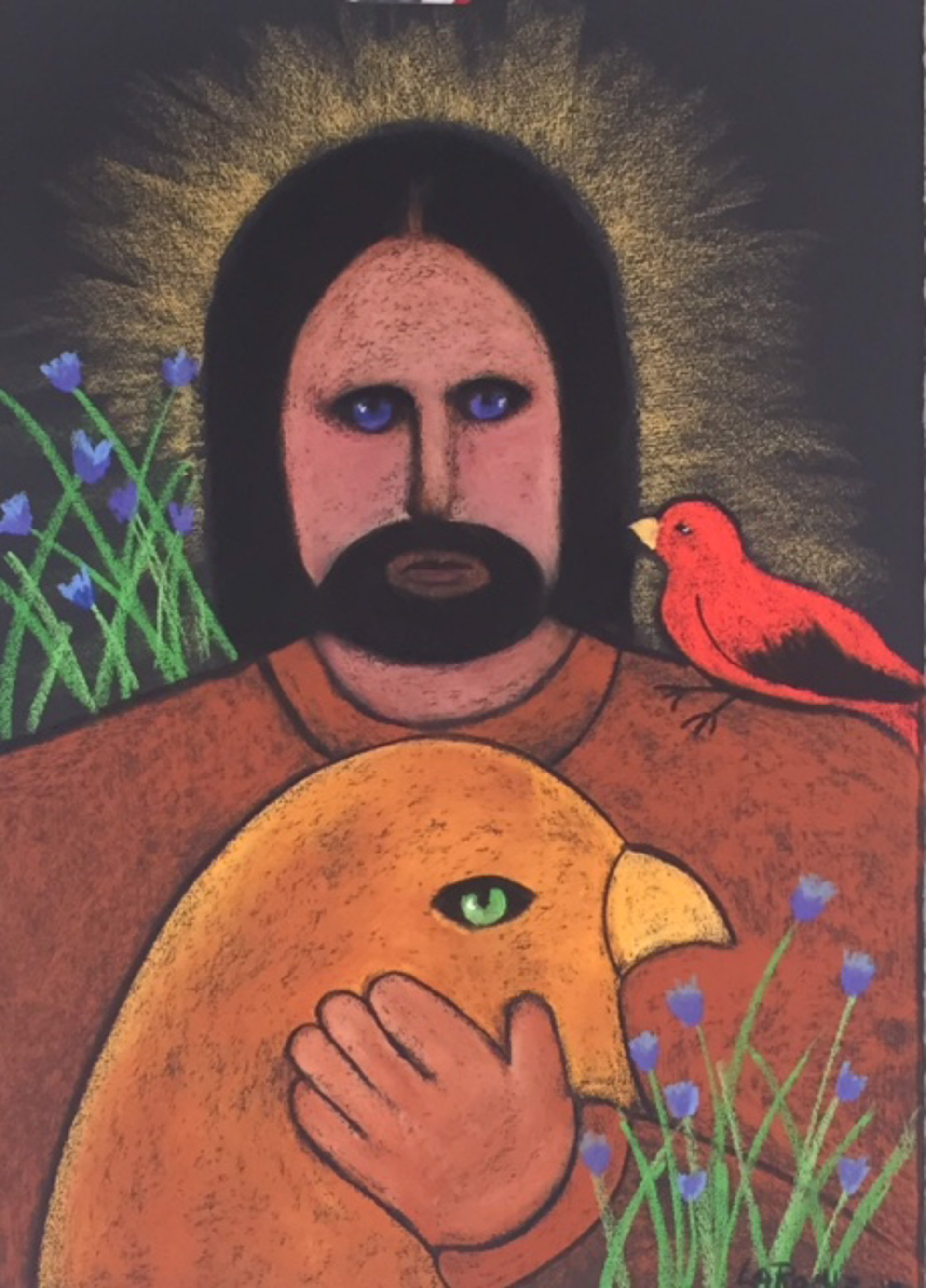 St. Francis with the Birds by Carole LaRoche