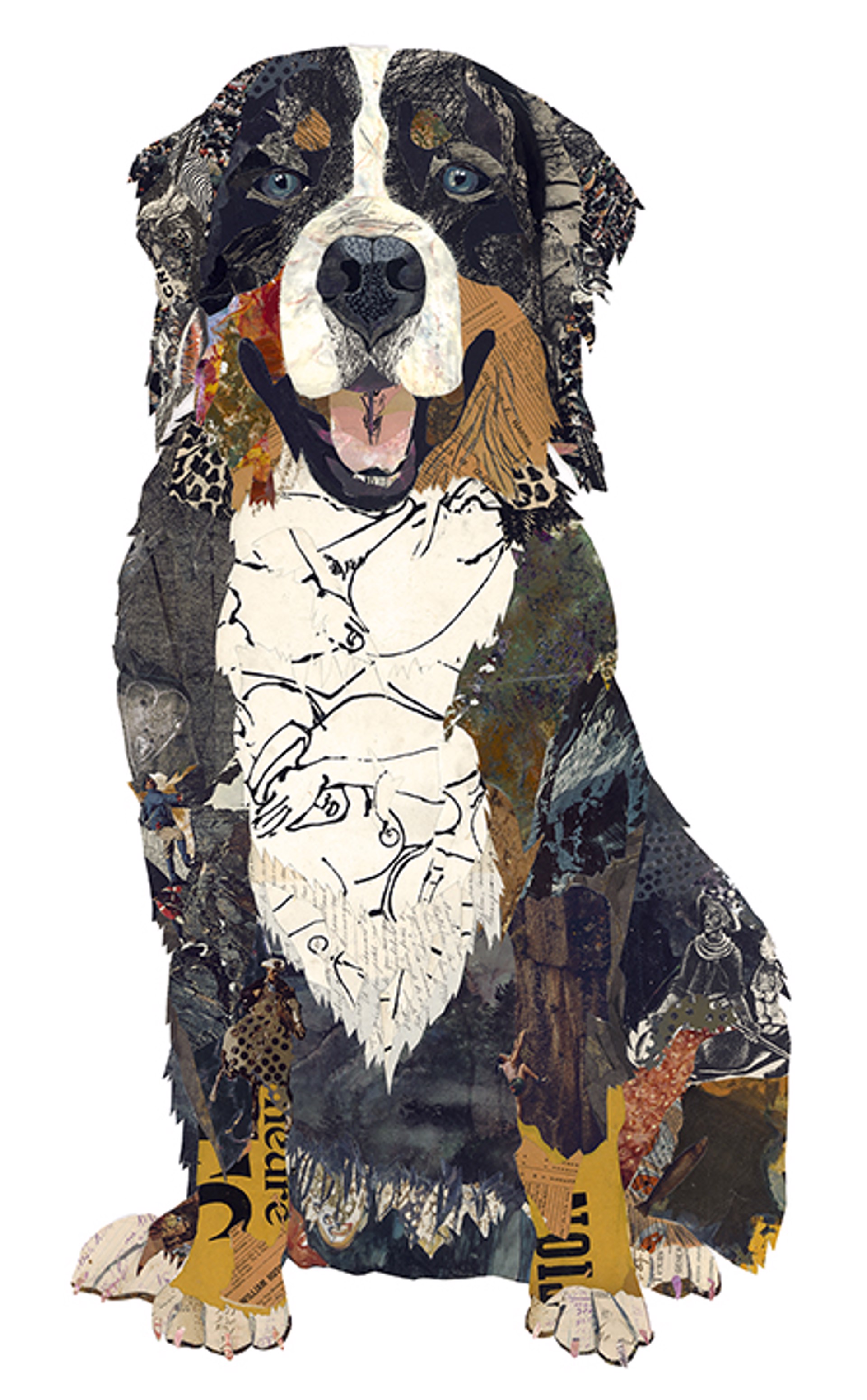 Mountain Dog 'Max' by Brenda Bogart - Prints